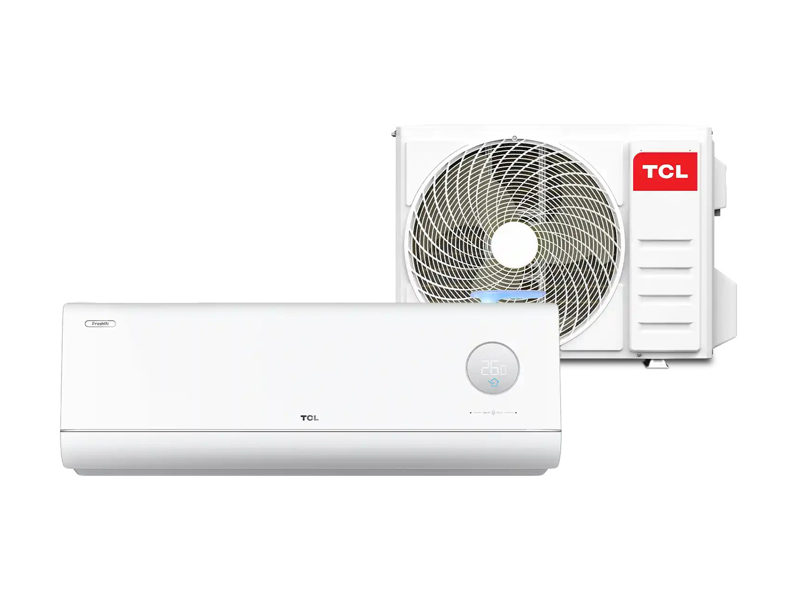 Unidade interior branca do ar condicionado TCL FreshIN 3.0
