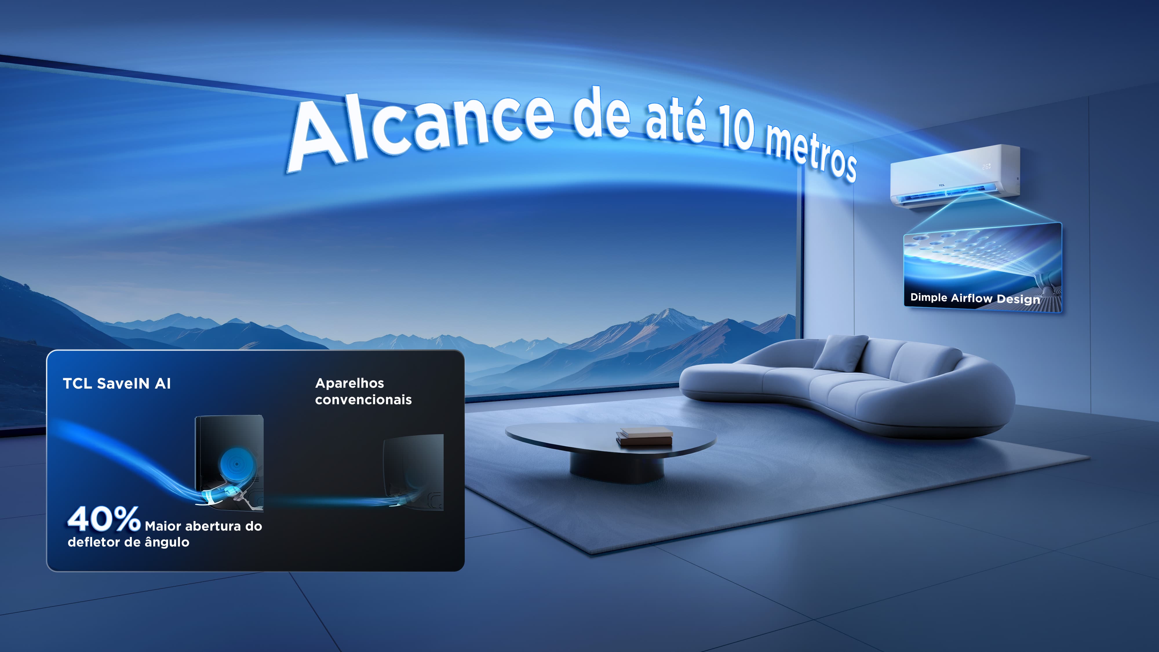 TCL SaveIN AI Series AC With Coanda airflow effect