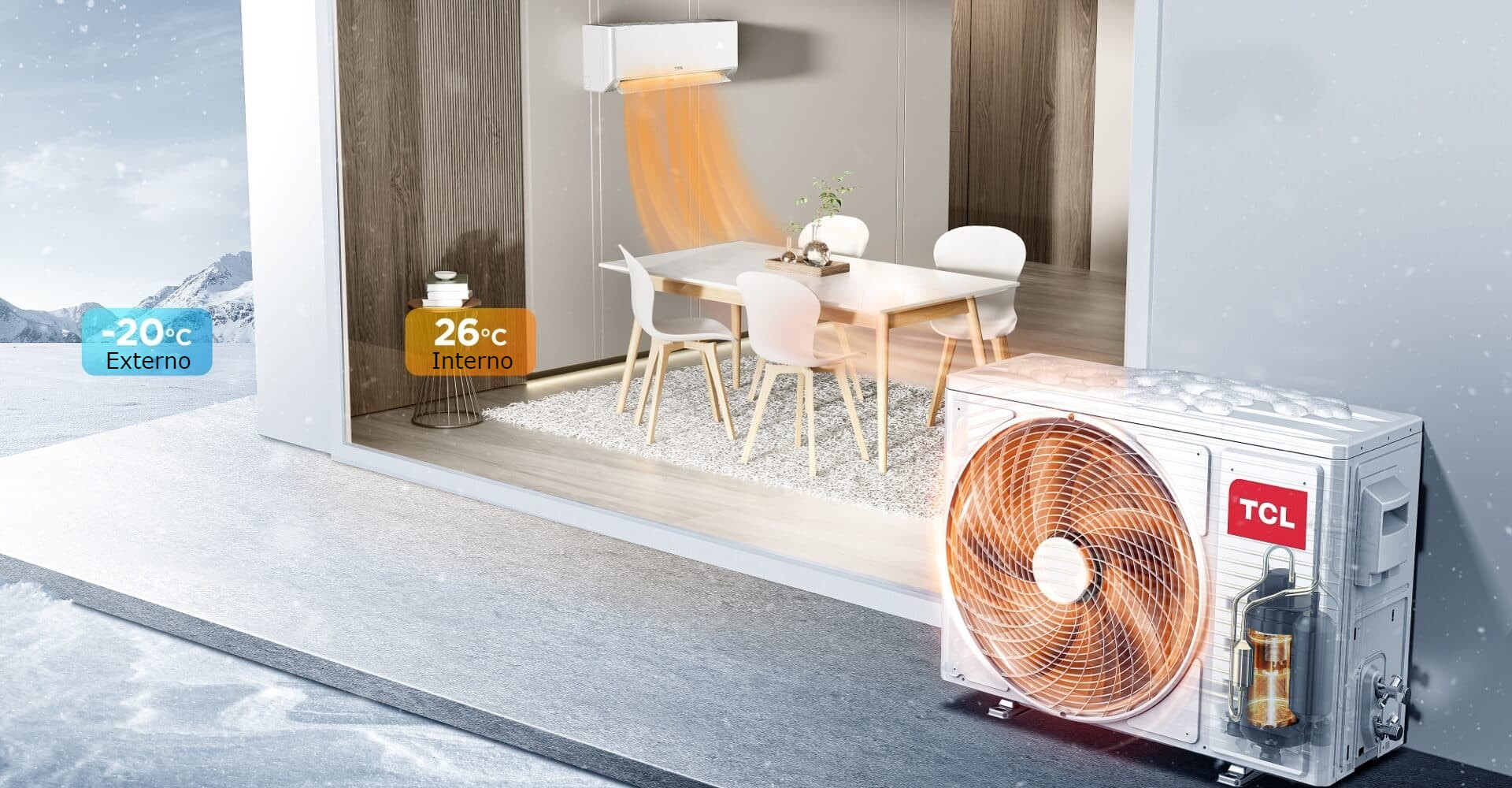 Confortable Heating of BreezeIN AC