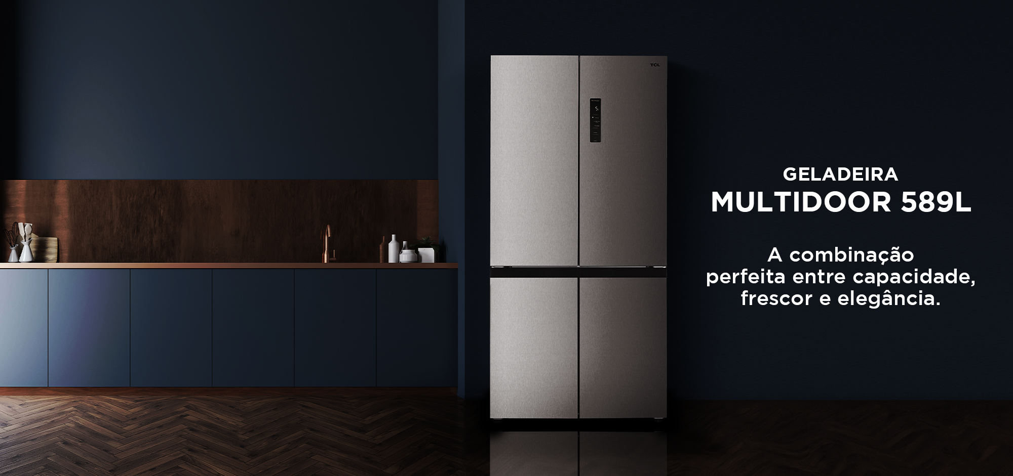 Refrigrator-C589 Geladeira Multidoor C589CDN1 | TCL Brazil / Português