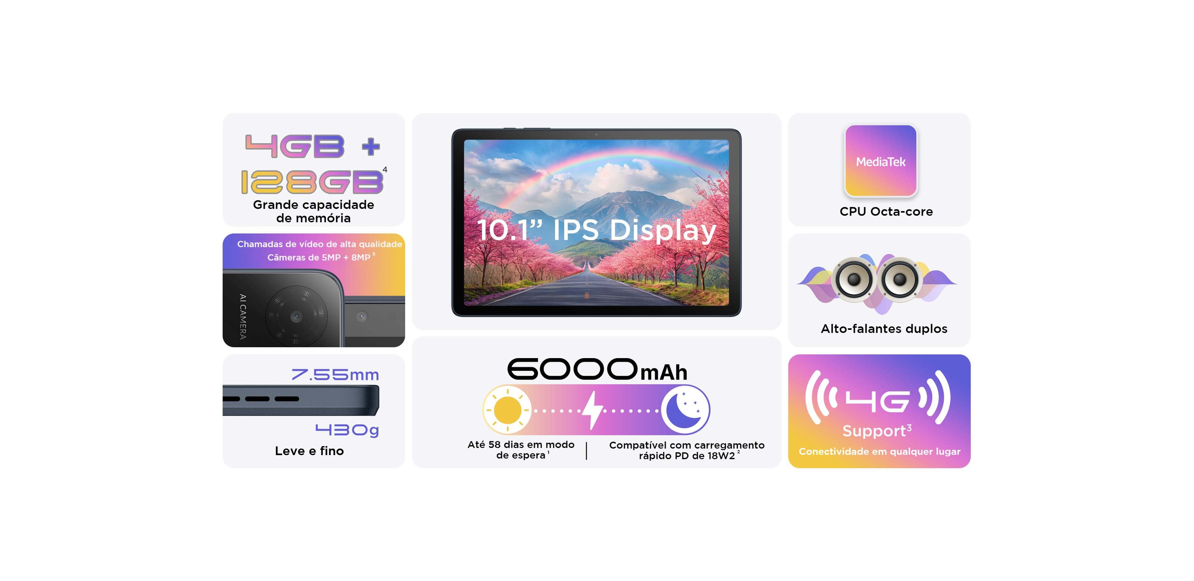 Tablets-TCL TAB 10L Gen 4 TCL TAB 10L Gen 4 | TCL Brazil / Português