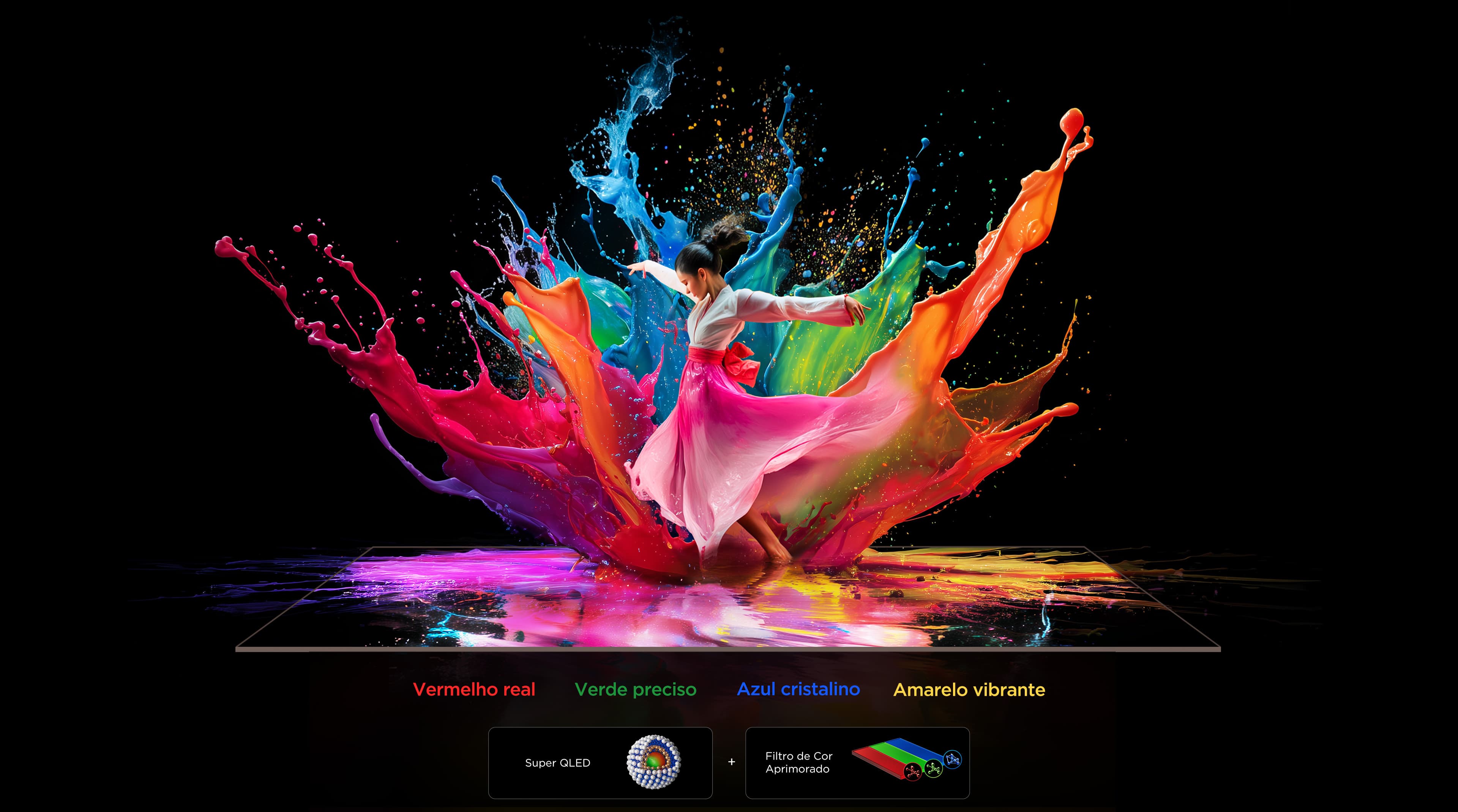 乐竟体育 QLED utilizes Colorful Quantum Crystals