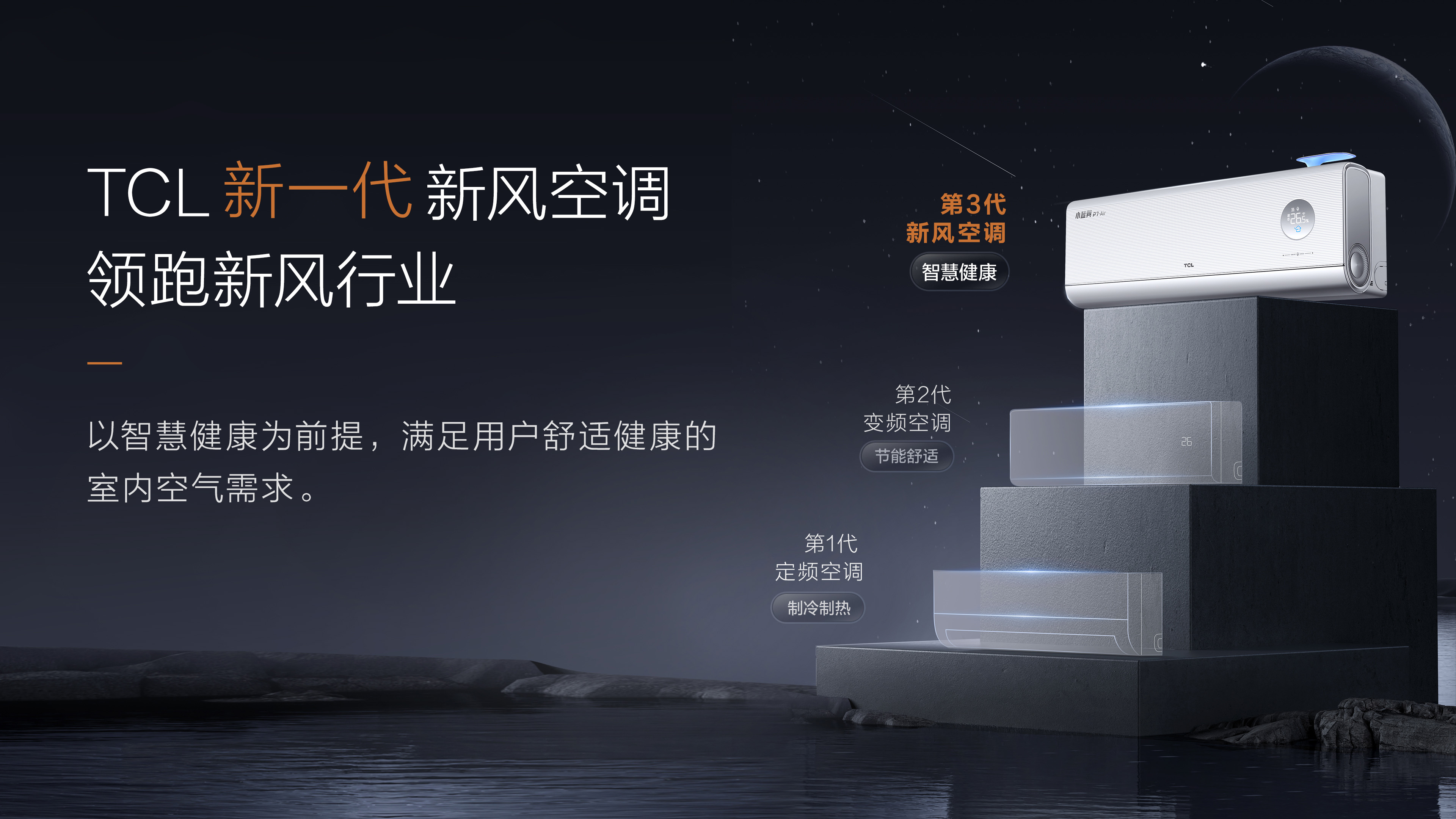 TCL新风空调挂机-AI节能空调-P7 Air小蓝翼