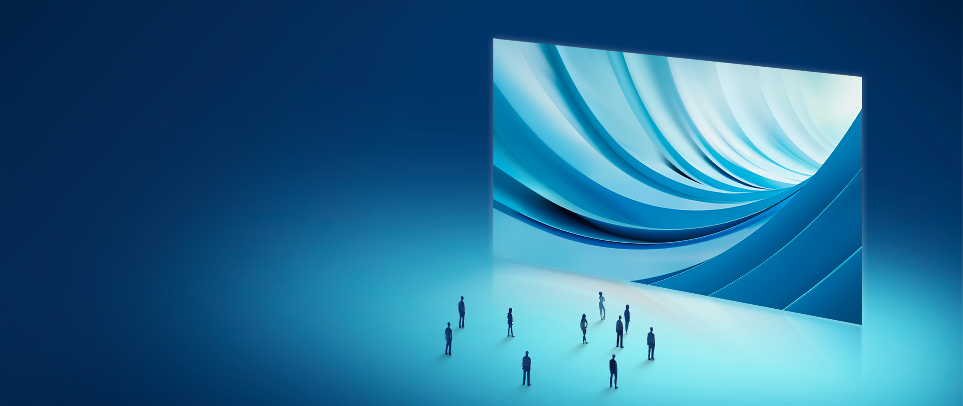 重新定义<br>会议大屏