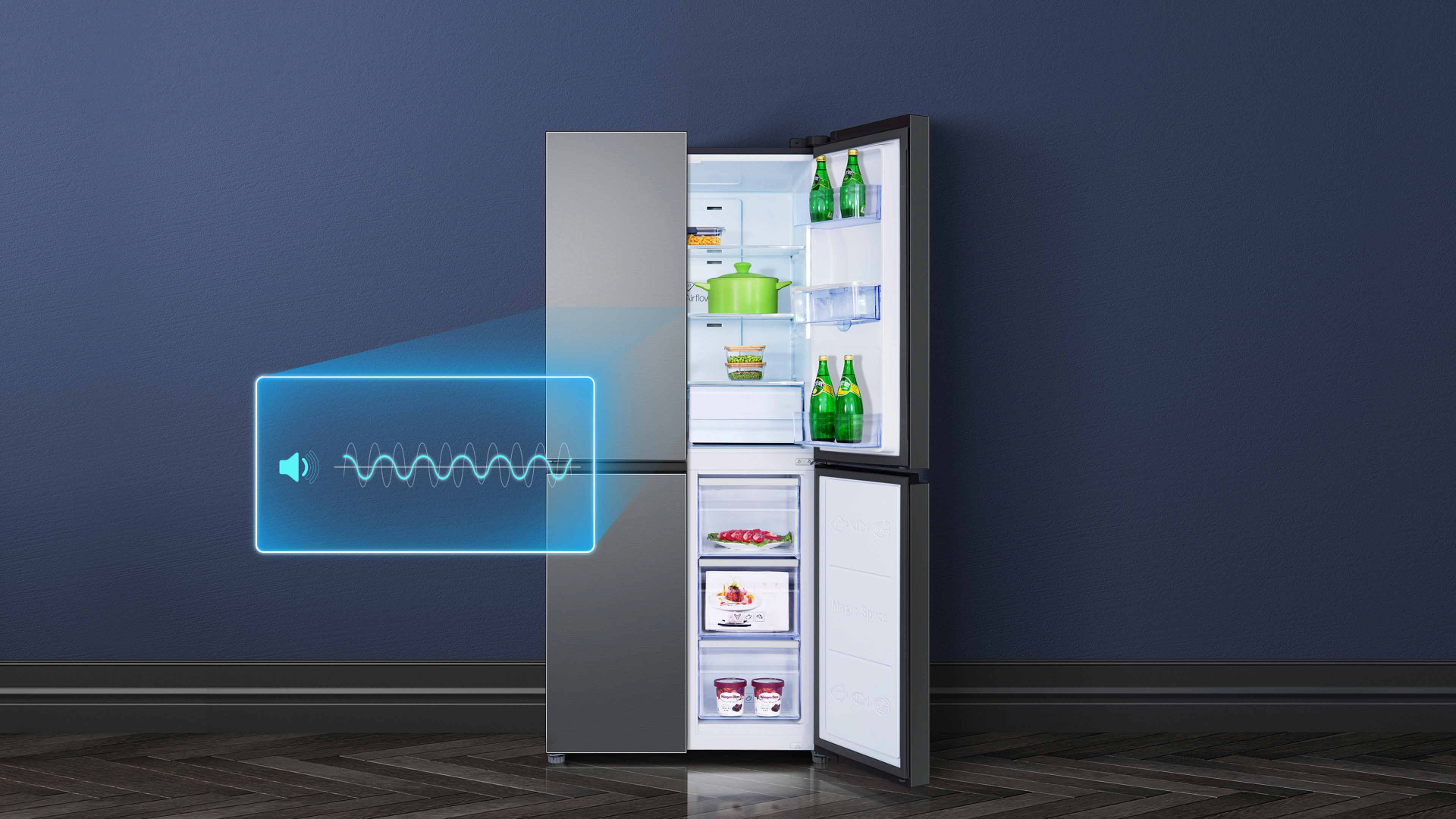 Refrigrator-TRF-460 Refrigerador de Puerta Cruzada P460 | TCL