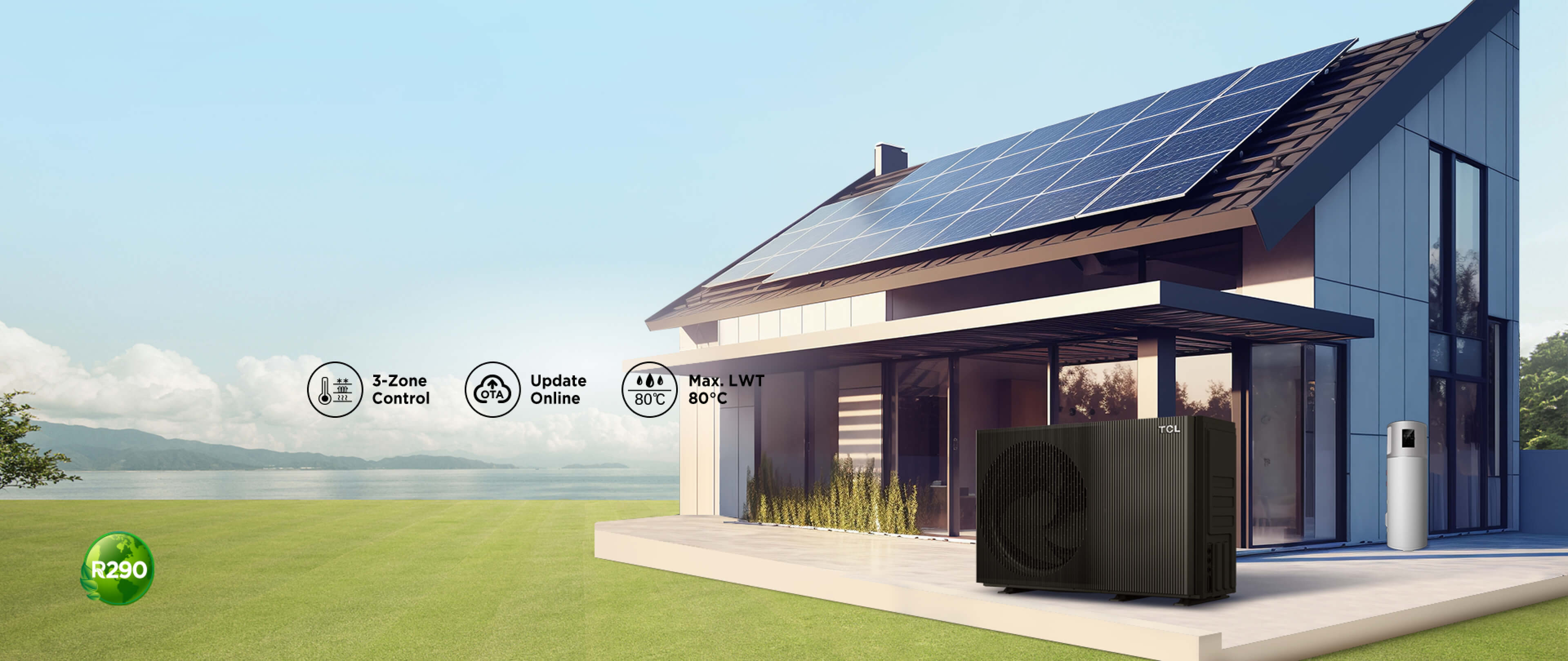 Bomba de Calor R290<br>Tri-thermal ATW