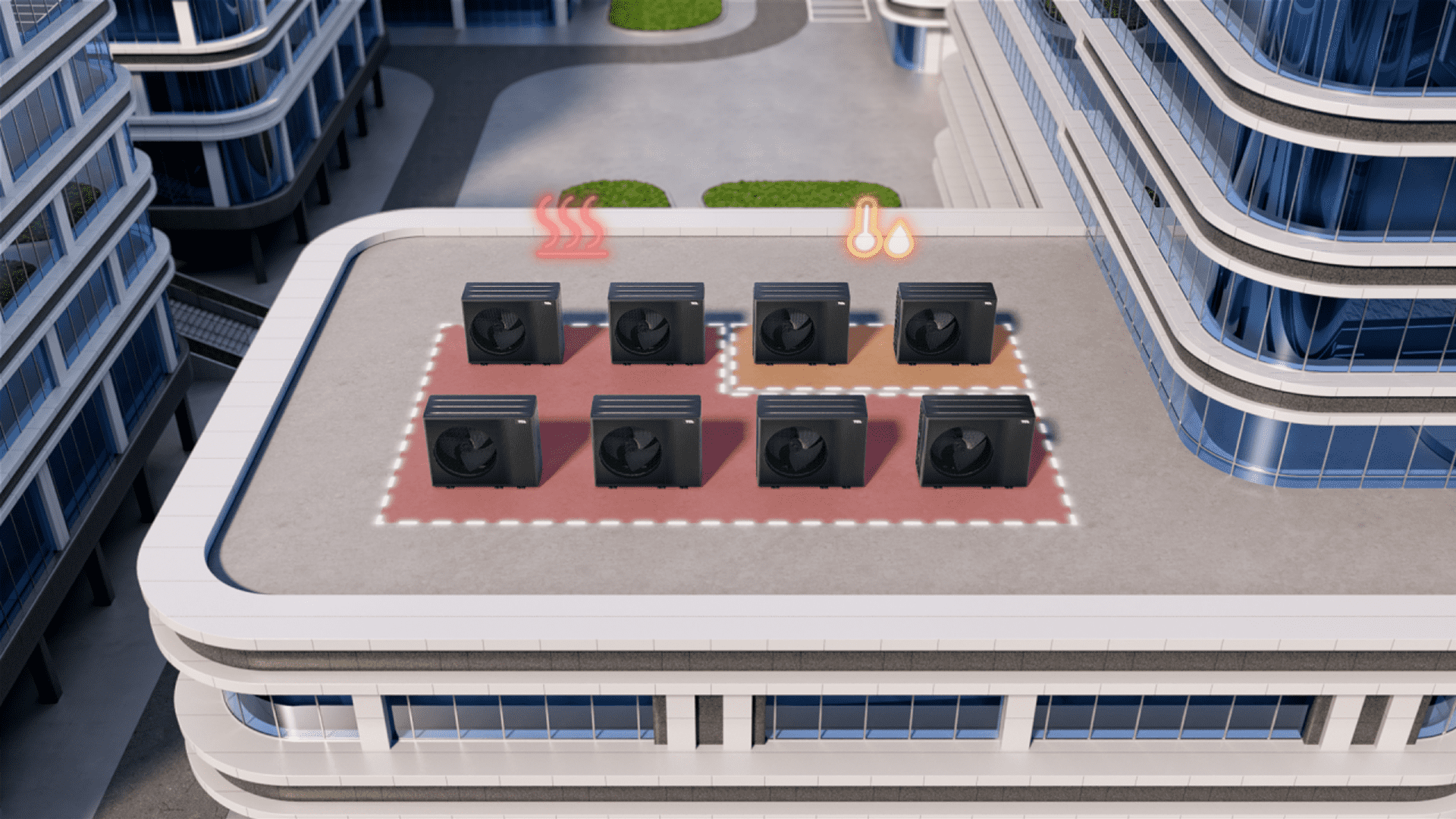 TCL R290 water heater with wired controller installation