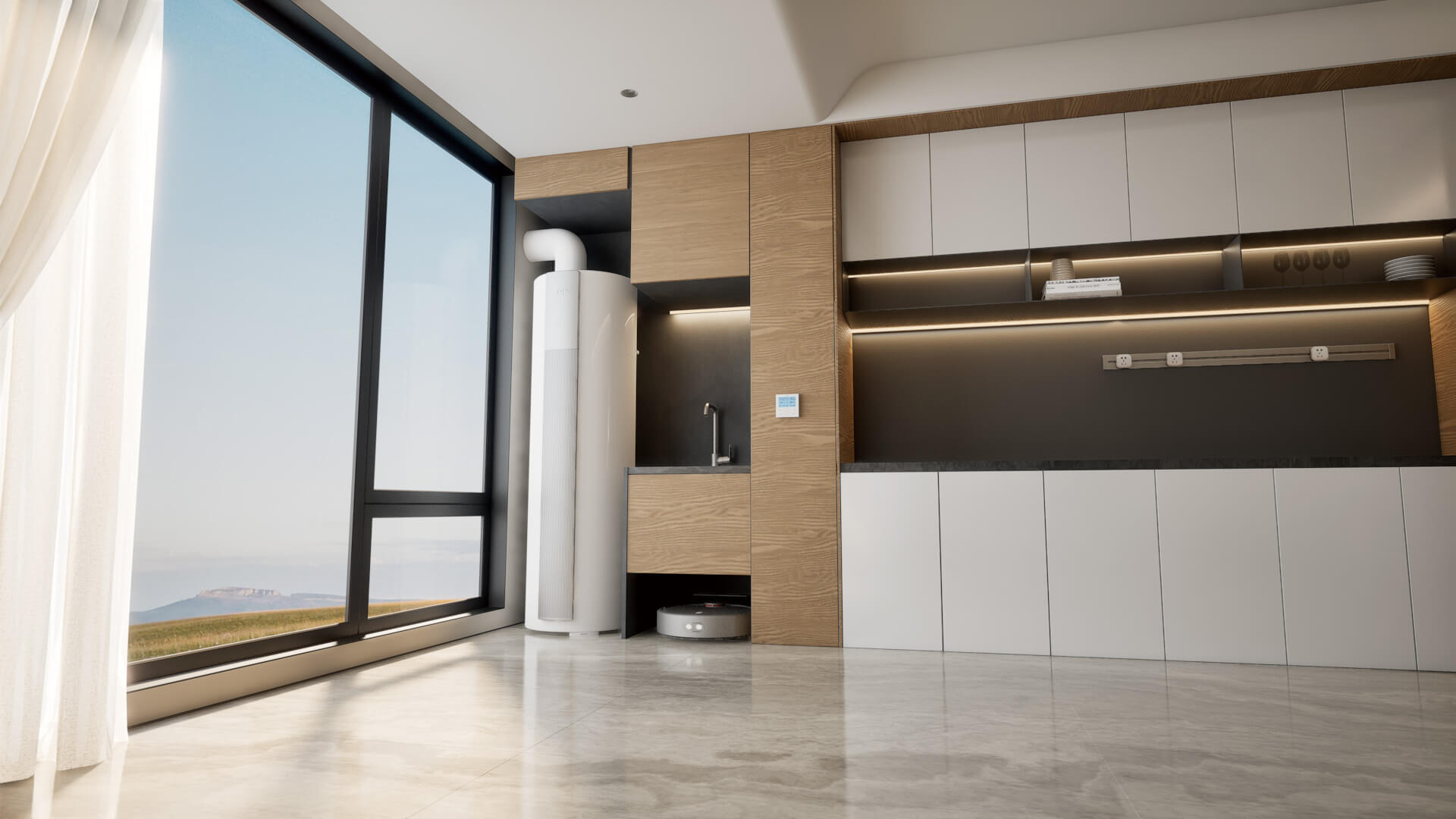 TCL R290 water heater with indoor installation