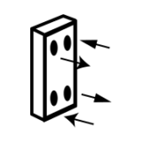 Elementi riscaldanti elettrici per prevenire il congelamento delle componenti idrauliche