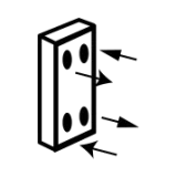 Elementi riscaldanti elettrici per prevenire il congelamento delle componenti idrauliche