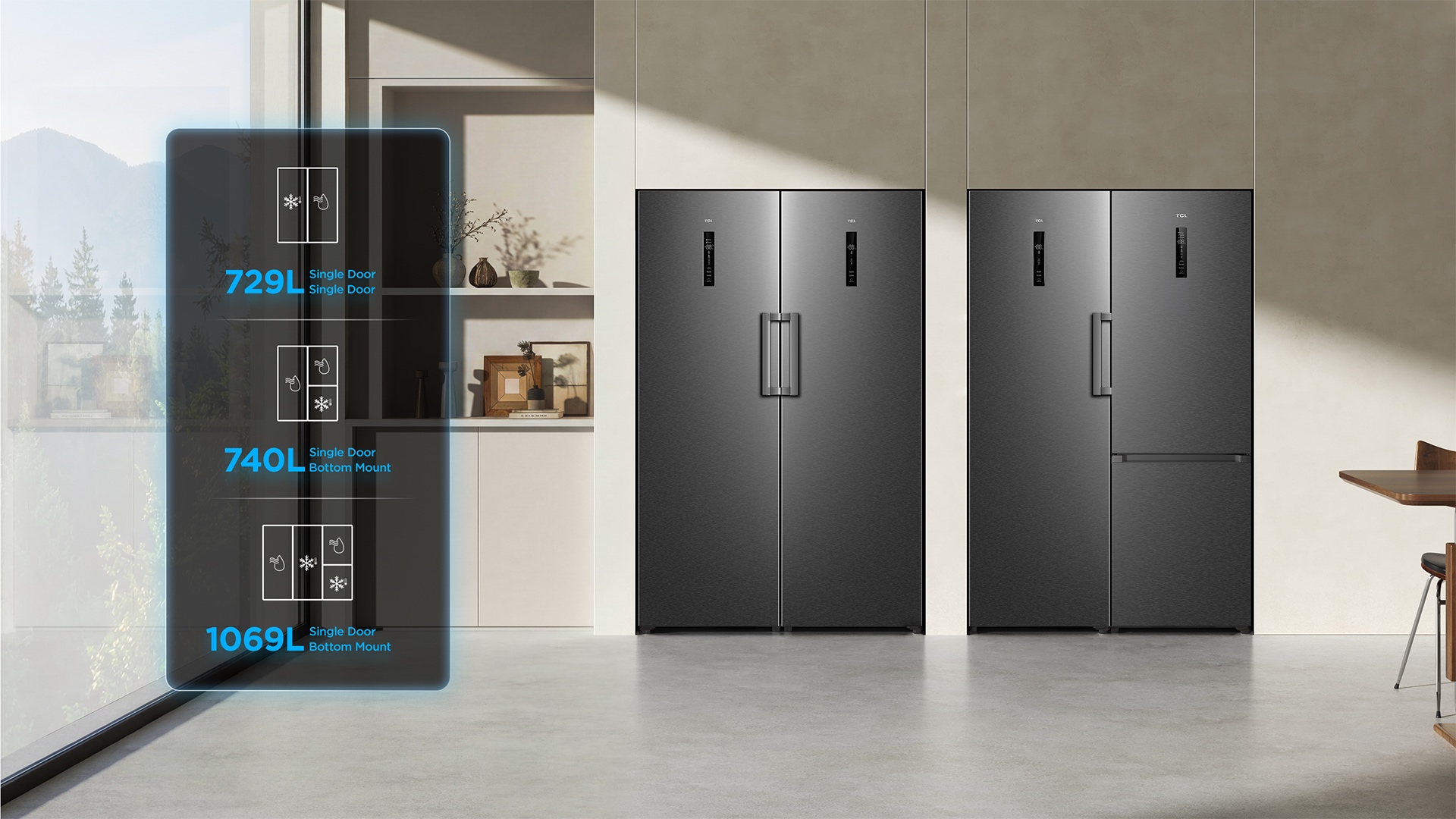Upright Fridge FC400RXD2 - TCL Europe