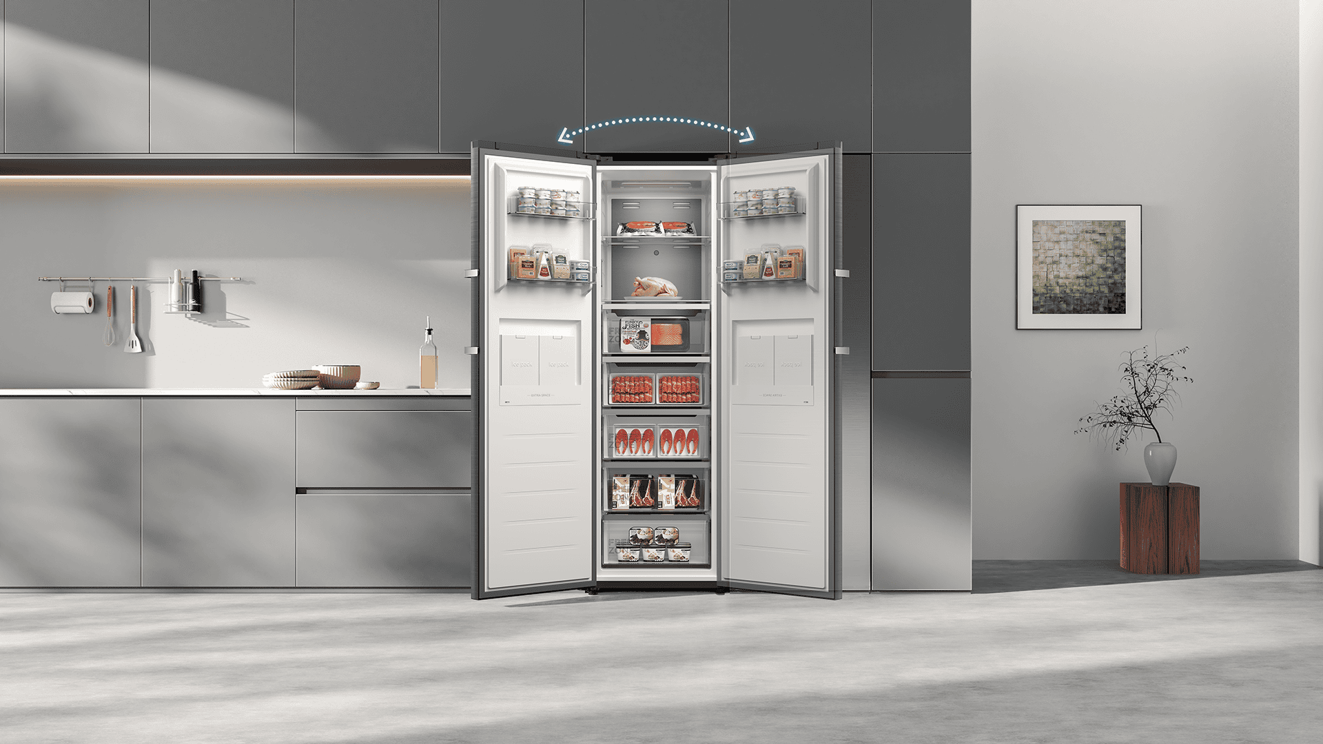 Upright Fridge FC329FXD2 - TCL Europe