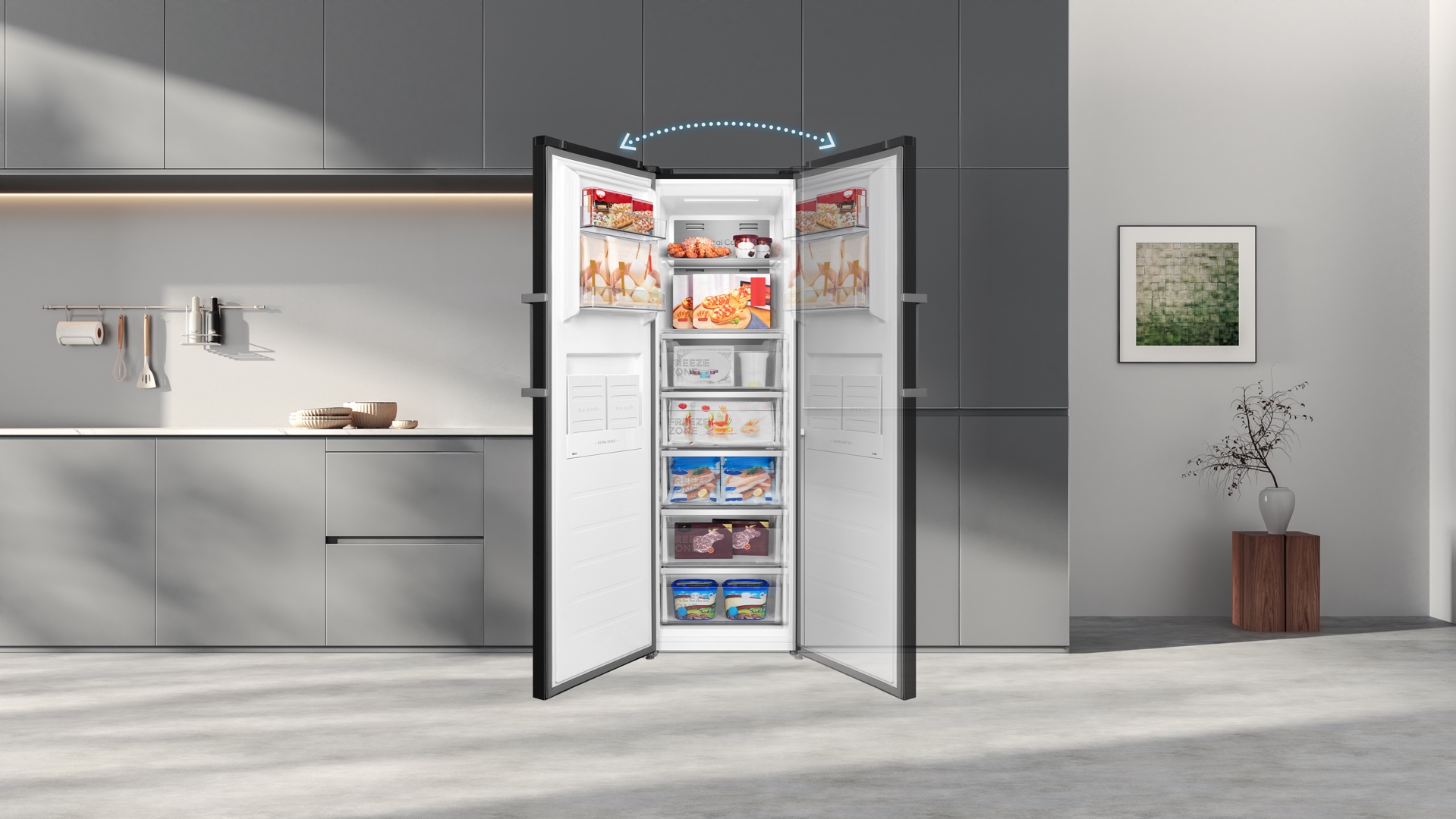 Upright Fridge FC329FXD2 - TCL Europe