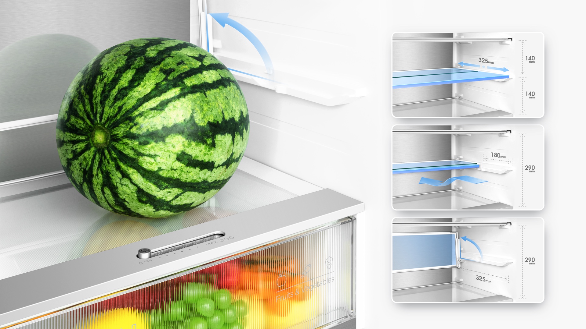 TCL refrigerator can select any desired temperature