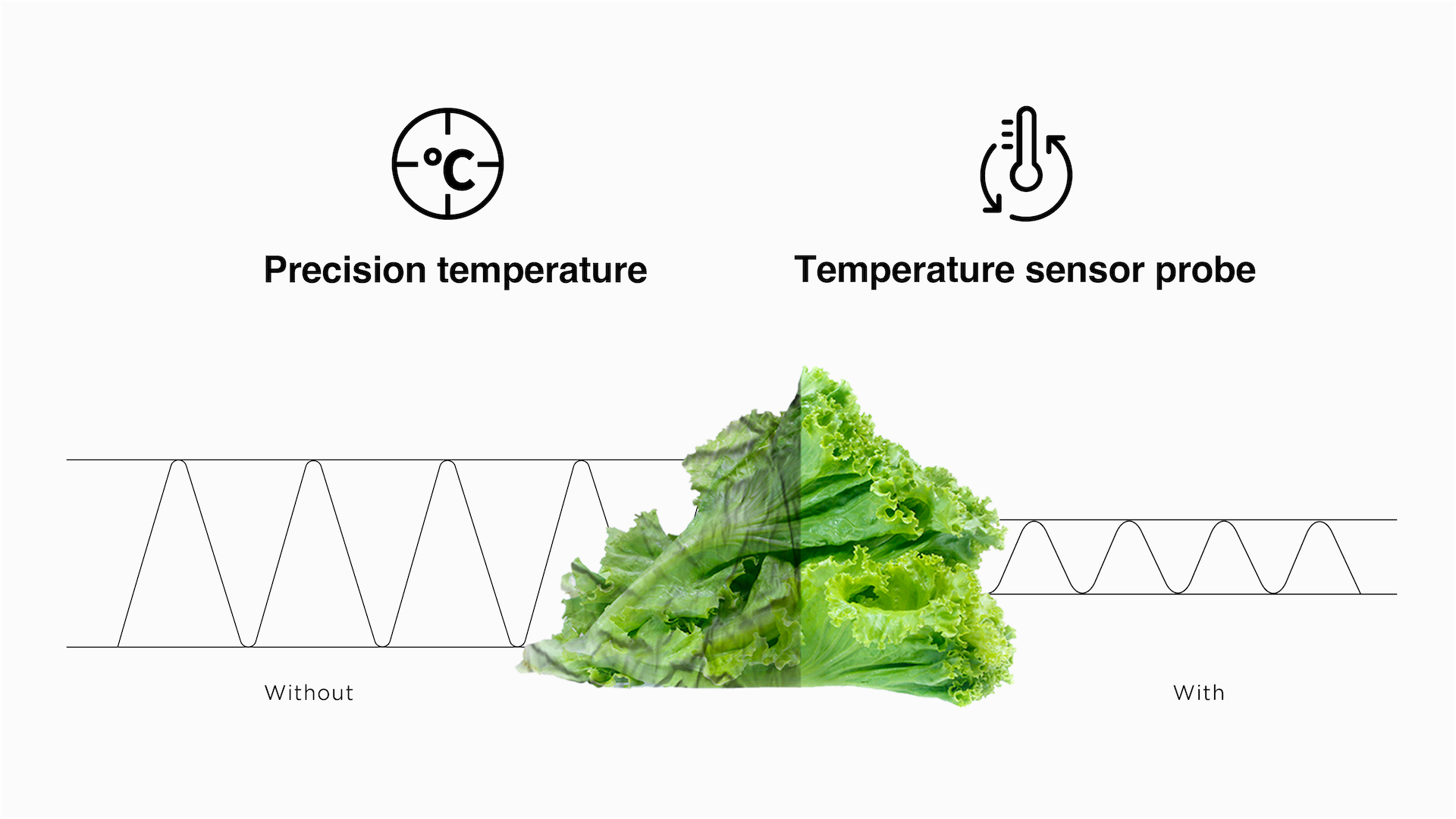 TCL fridge can temperature accuracy and consumption optimisation