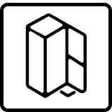 Ușă cu deschidere la 90°