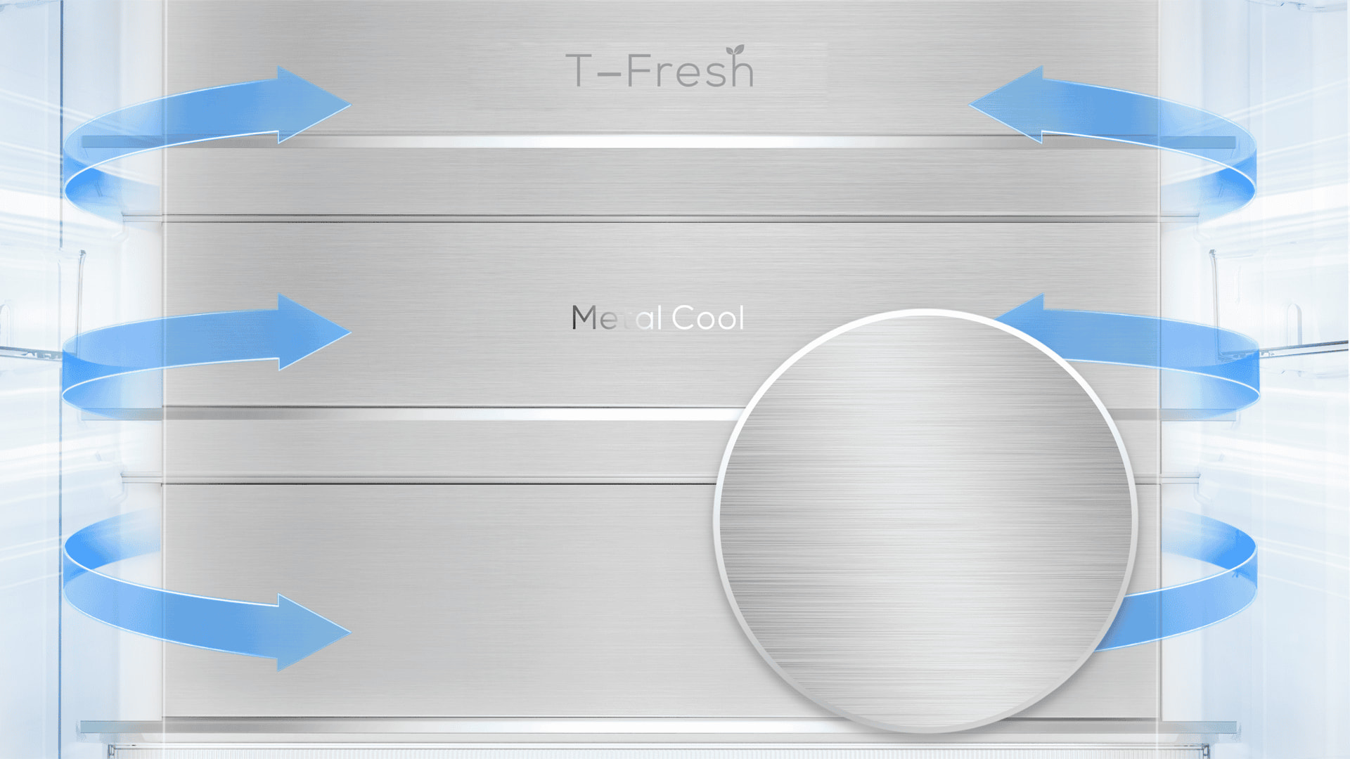 TCL Fridge Metal cool