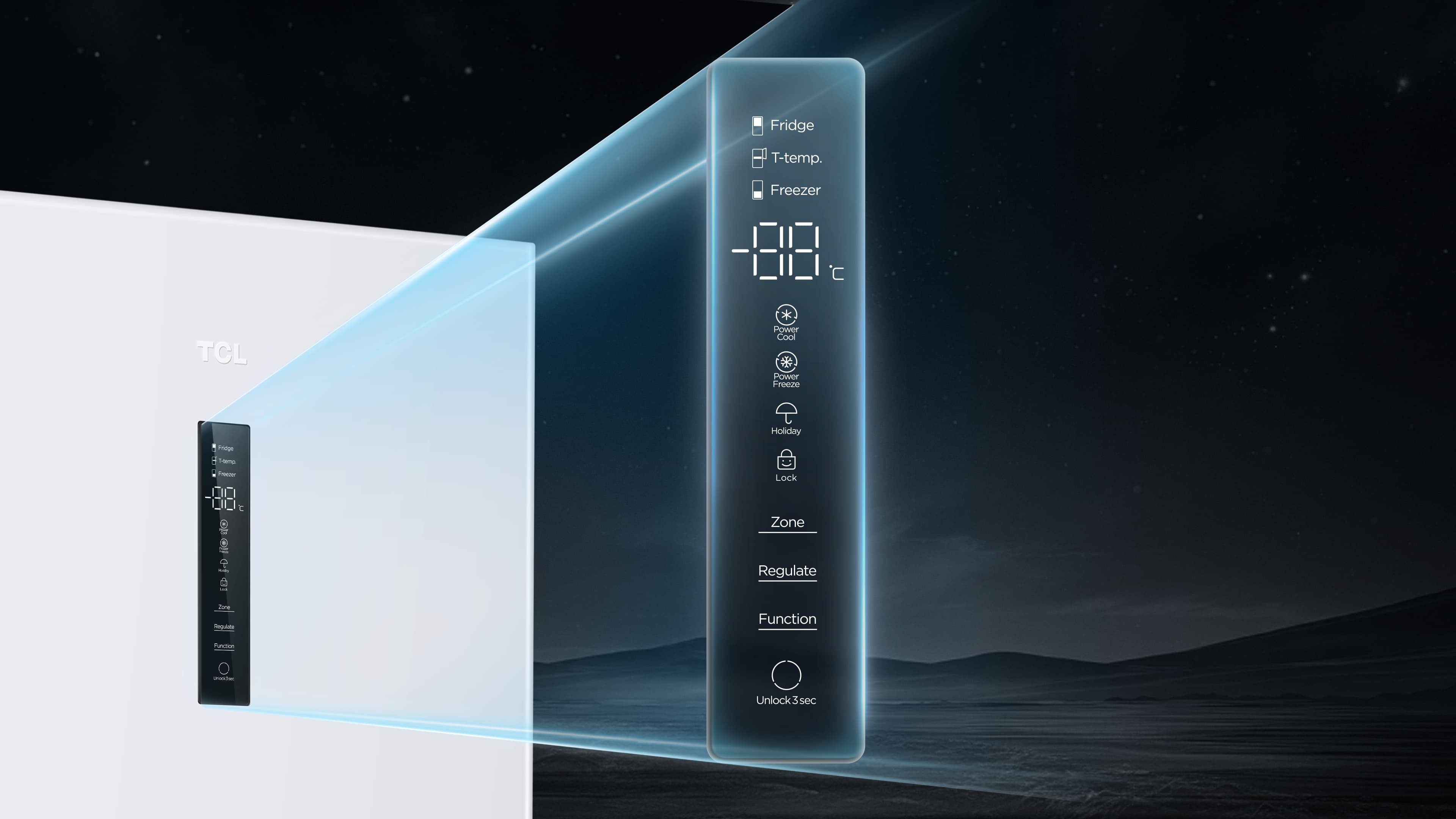 LETOU - ��Ͷ Fridge with Touch Screen Digital Display