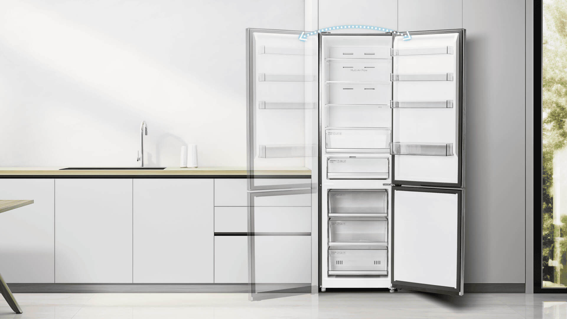 Flexible installation fits all kinds of spaces