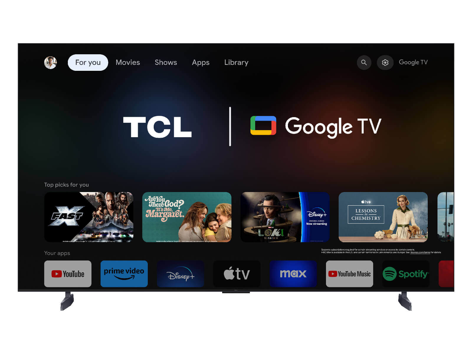 QD-Mini LED 4K TV 98/85/75/65 inches - C855 - TCL Spain