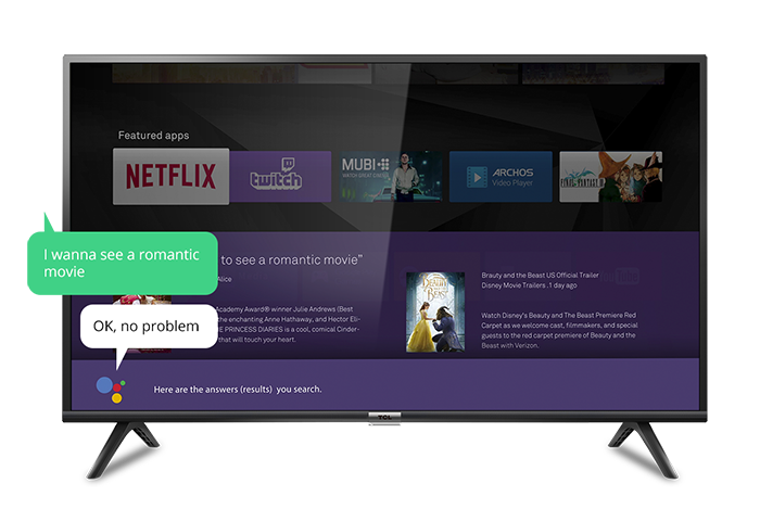 TCL es560 Google Assistant