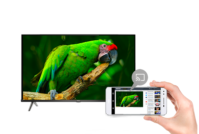 Chromecast built-in. From one screen to another