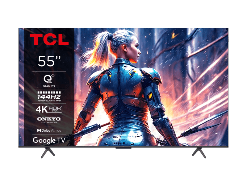 ！iehoy！TCL 55QM8B 4Kテレビ 本体　2024年式 4K 144HZ QLED TV 85/75/65/55 inches - T8B - TCL Europe