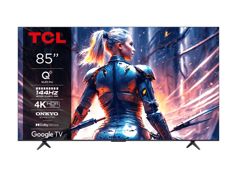 4K 144HZ QLED TV 85/75/65/55 inches - T8B - TCL Europe