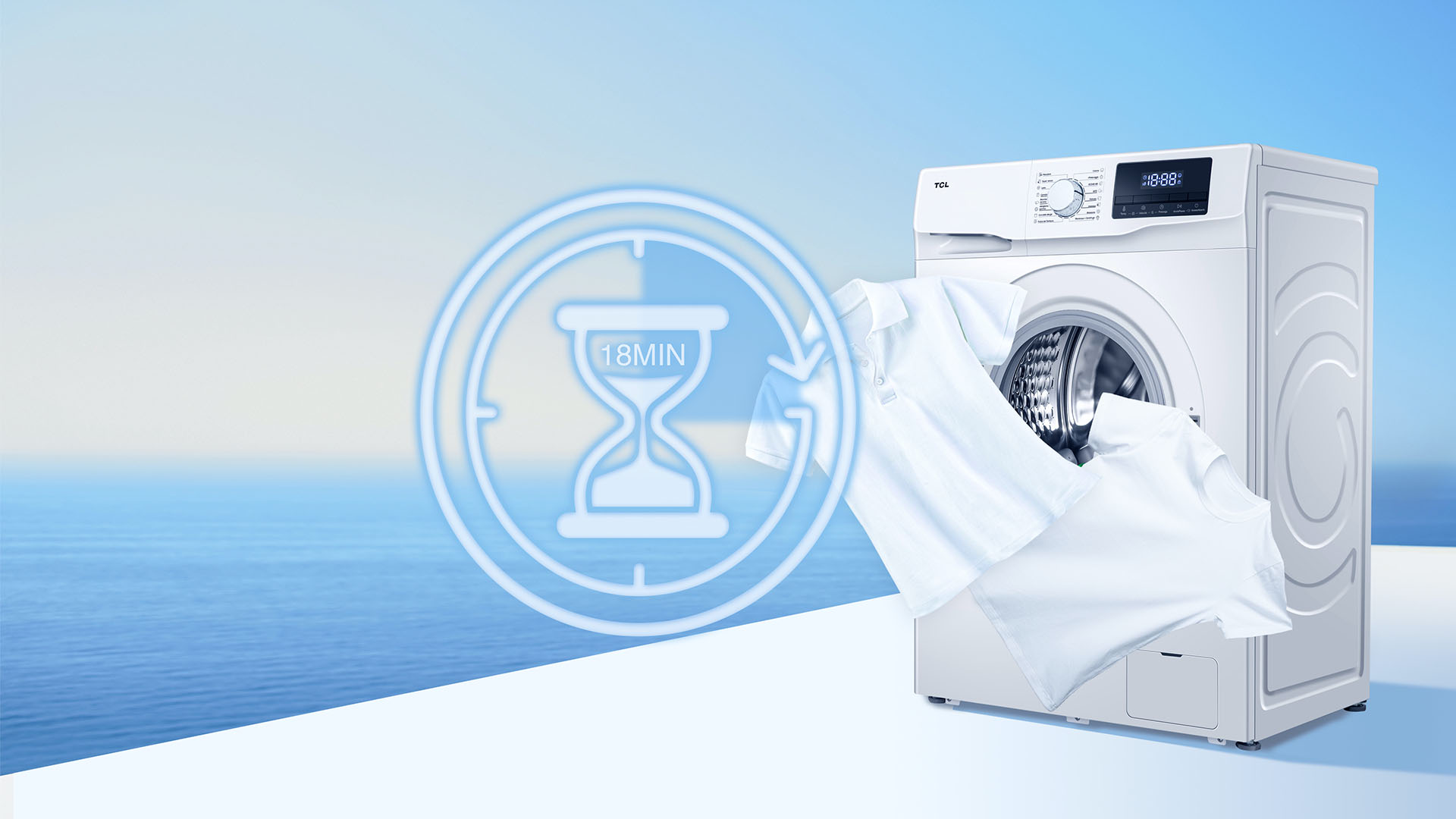 TCL Washing Machine ff0814wd0 Quick Wash