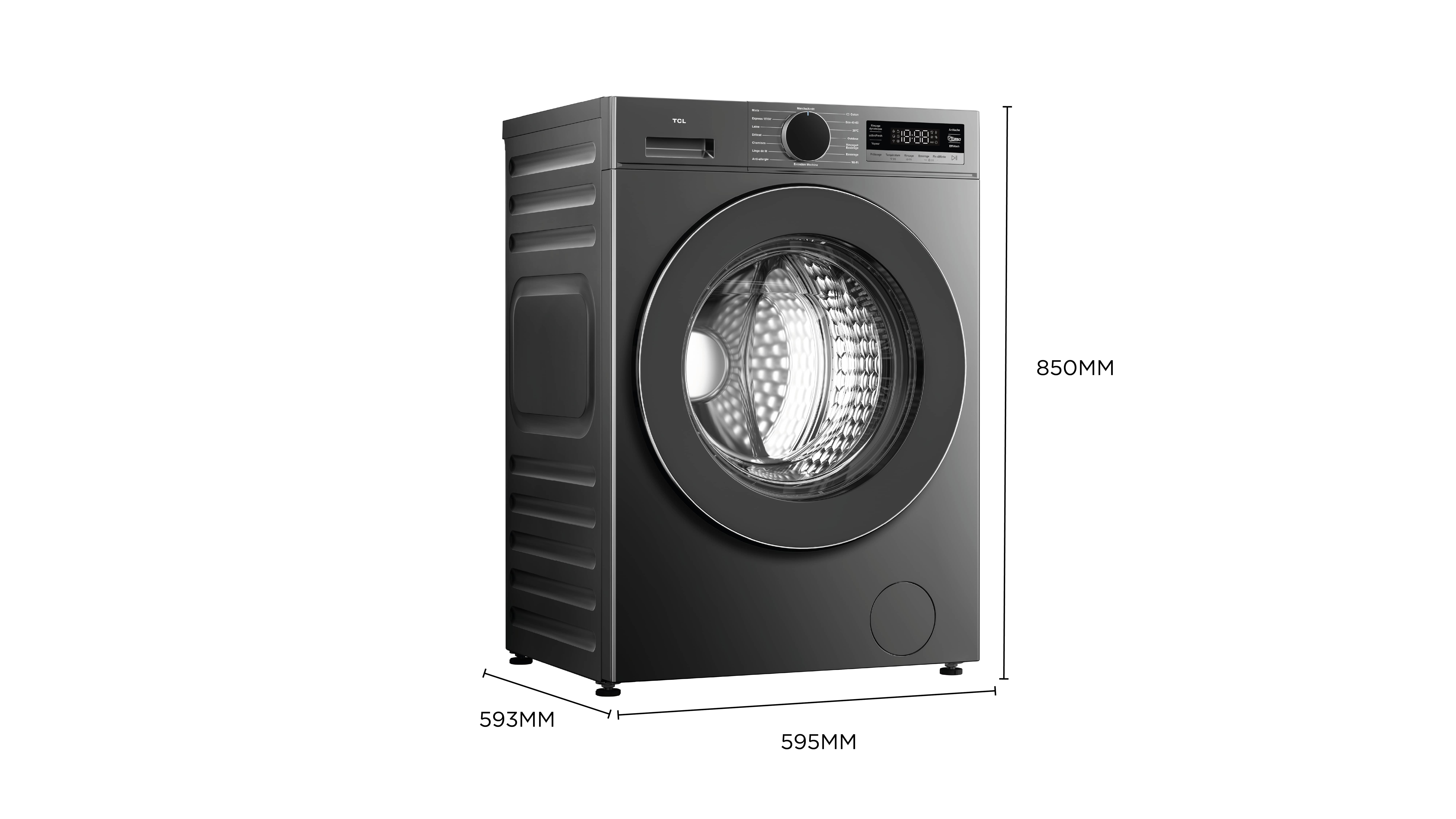乐竟体育 front-loading washing machine‘s dimension