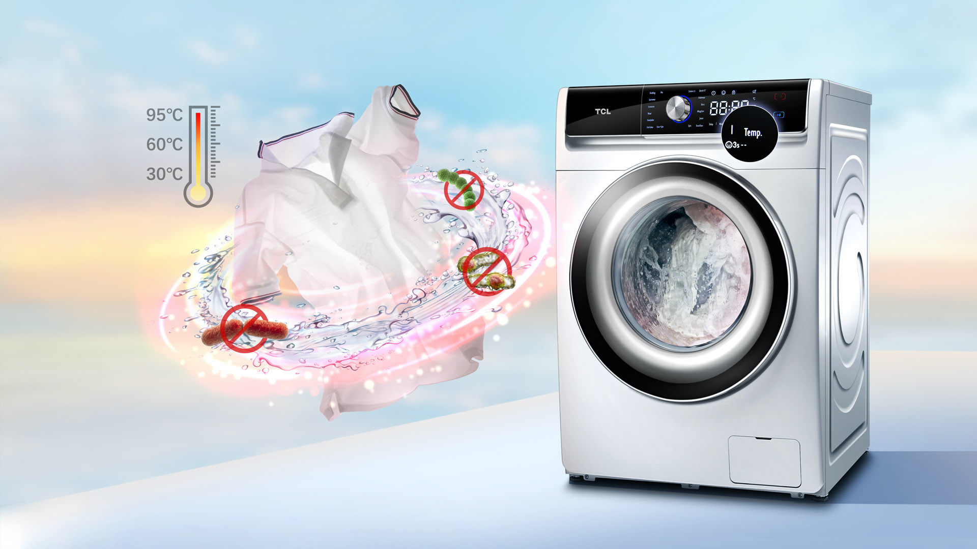 TCL Washing Machine fp1014wd0 95 Degree