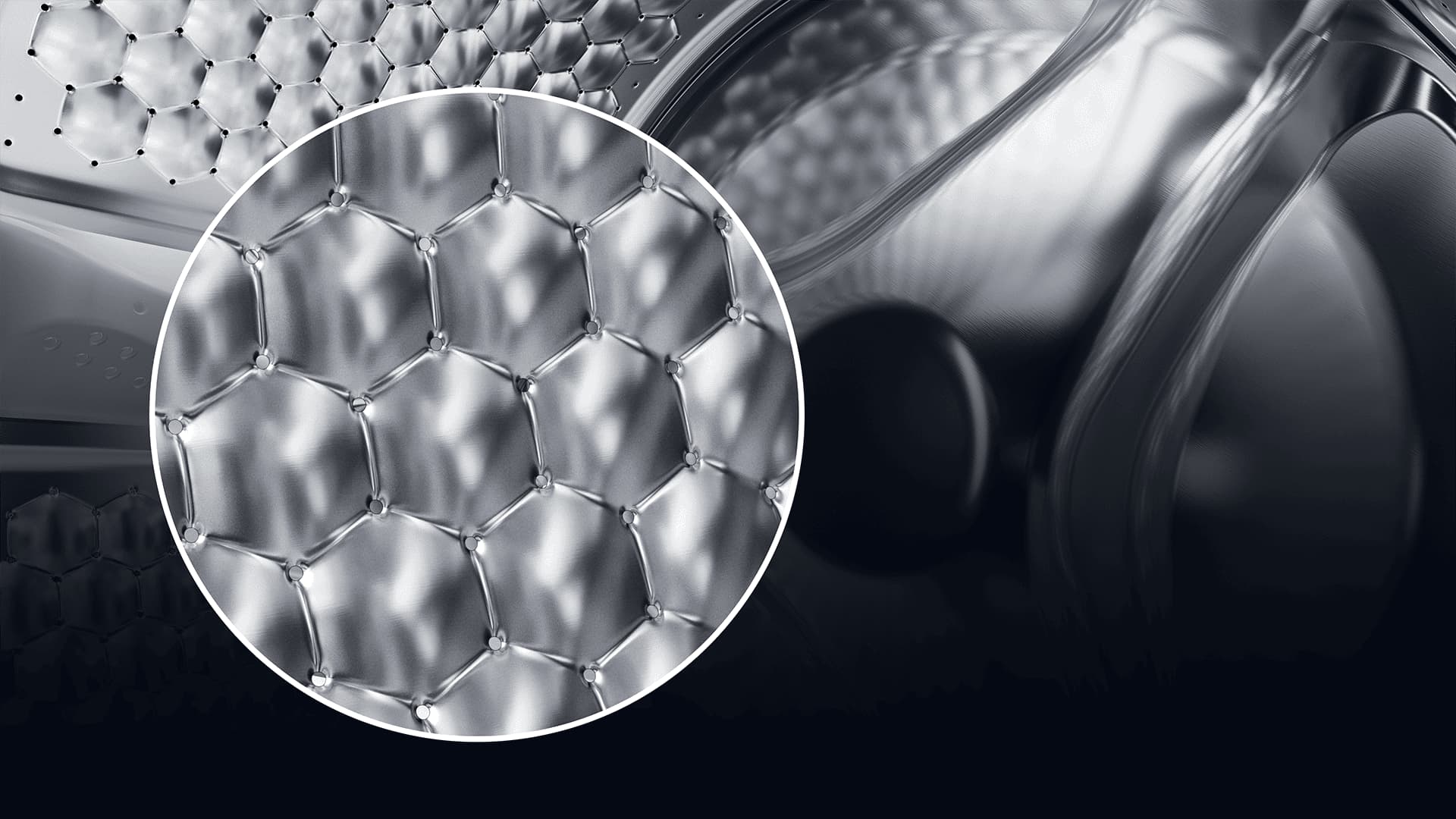 Bęben ze wzorem plastra miodu