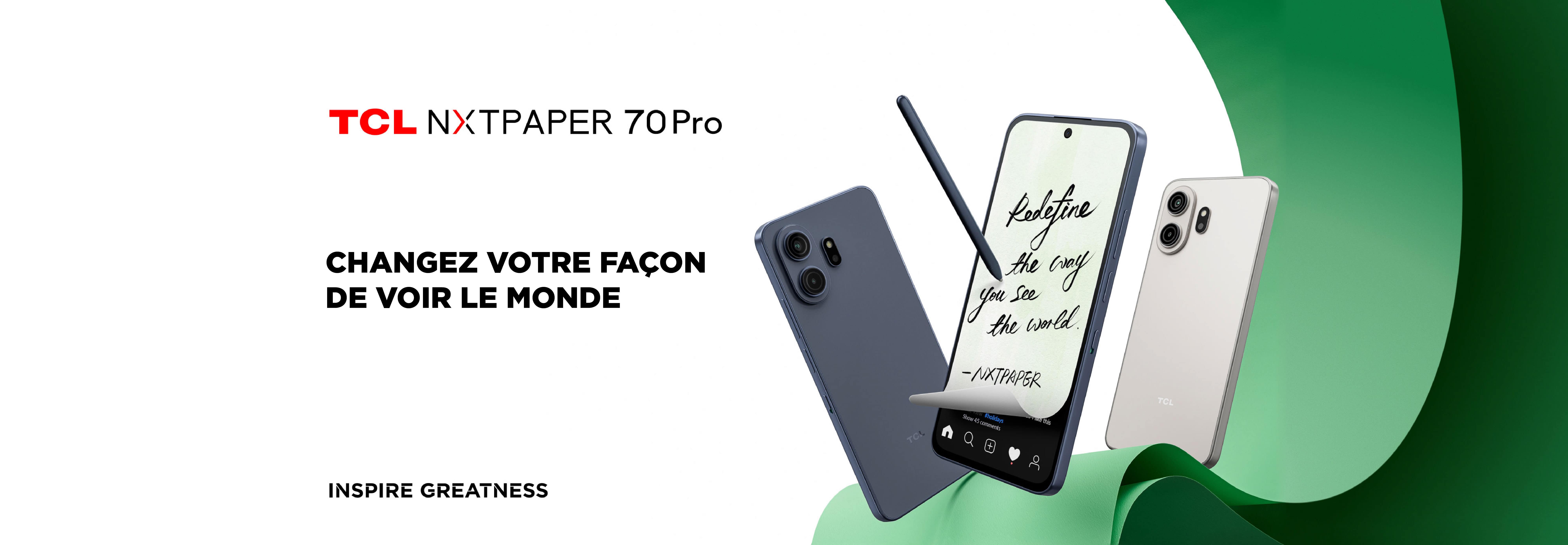 TCL NXTPAPER 70 Pro Smartphone Top Feature