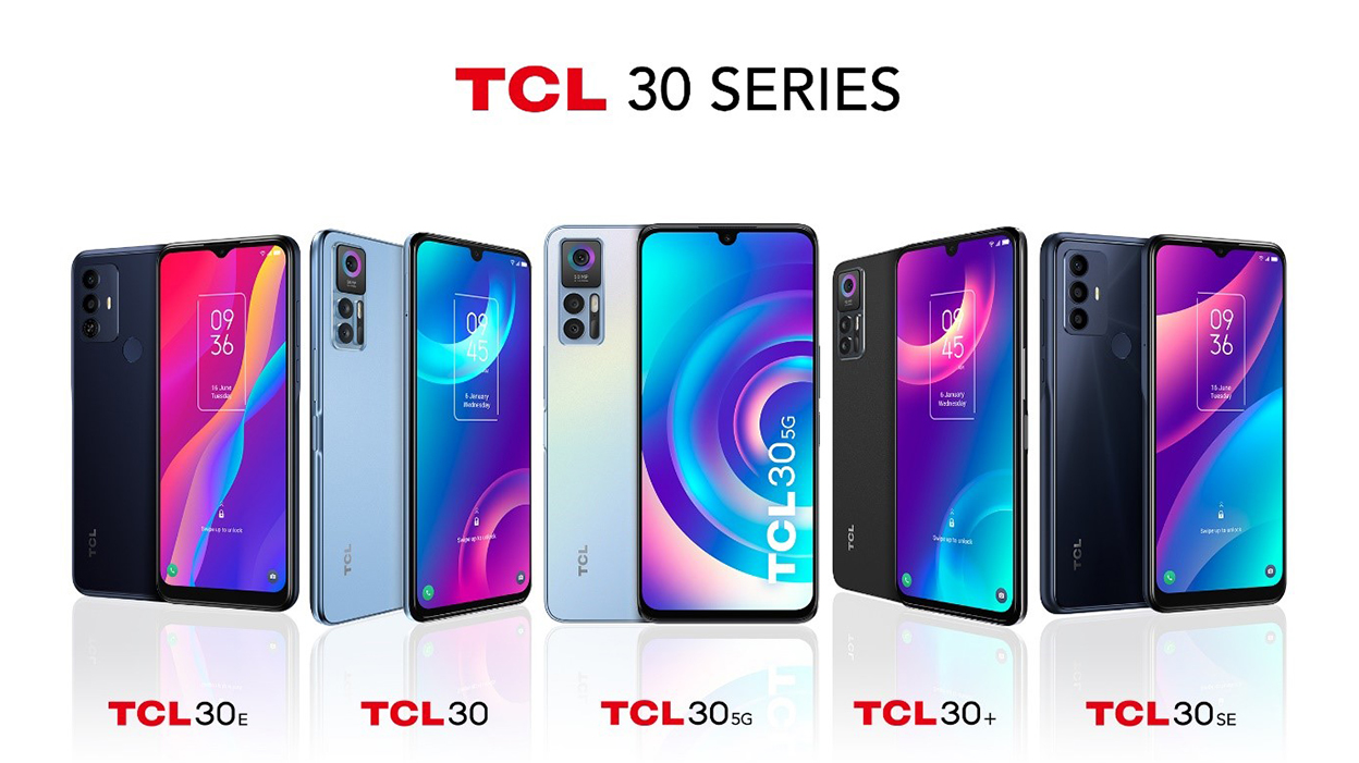 TCL Adds Five New Smartphones to TCL 30 Series at Mobile World Congress 2022