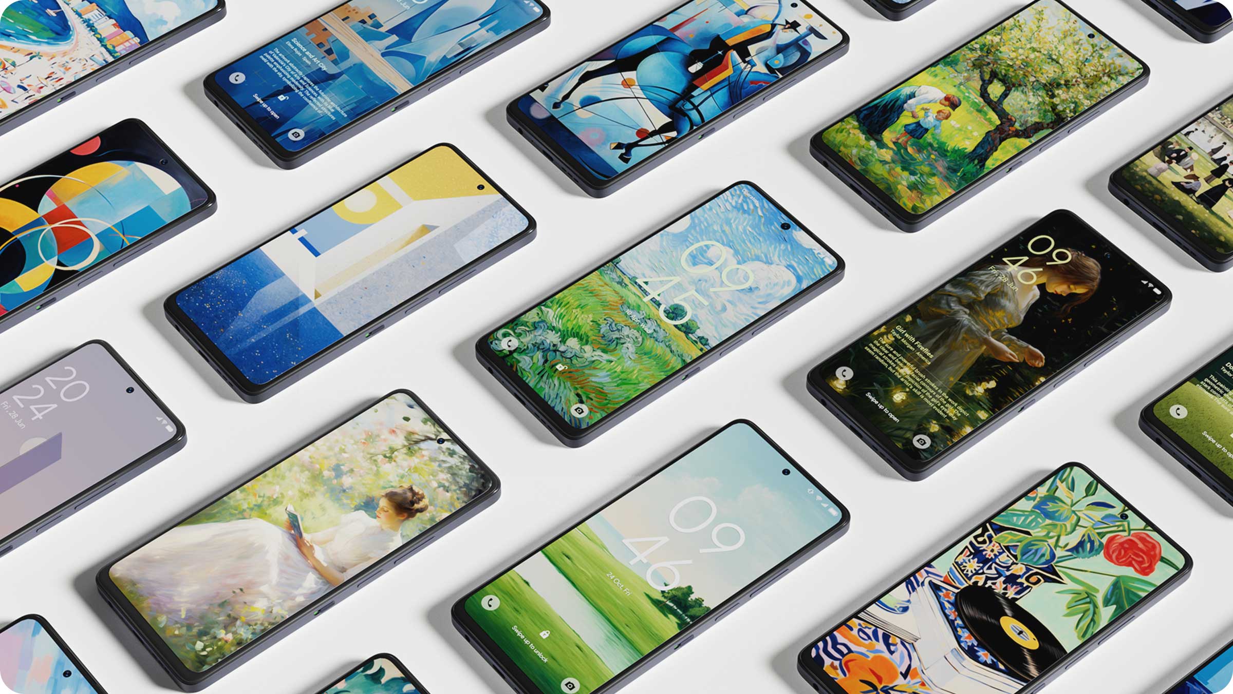 TCL 50 5G Art-infused pictures