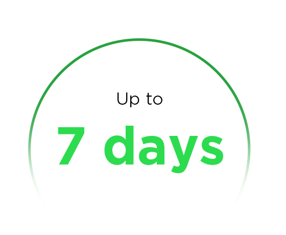 TCL's NXTPAPER 5G Junior Up to 7 Days Continuous reading²