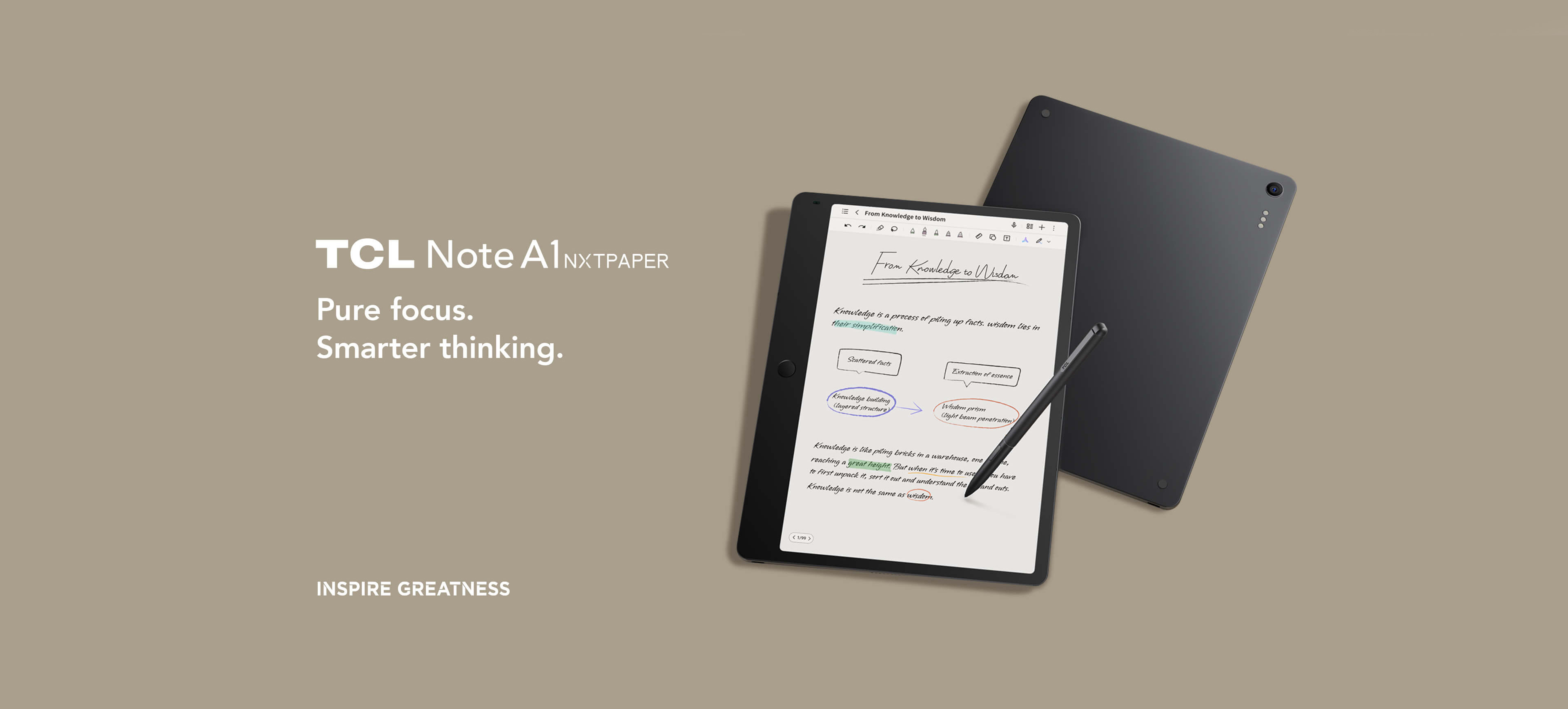 TCL Note A1 NXTPAPER: Paper-like Tablet | TCL Global