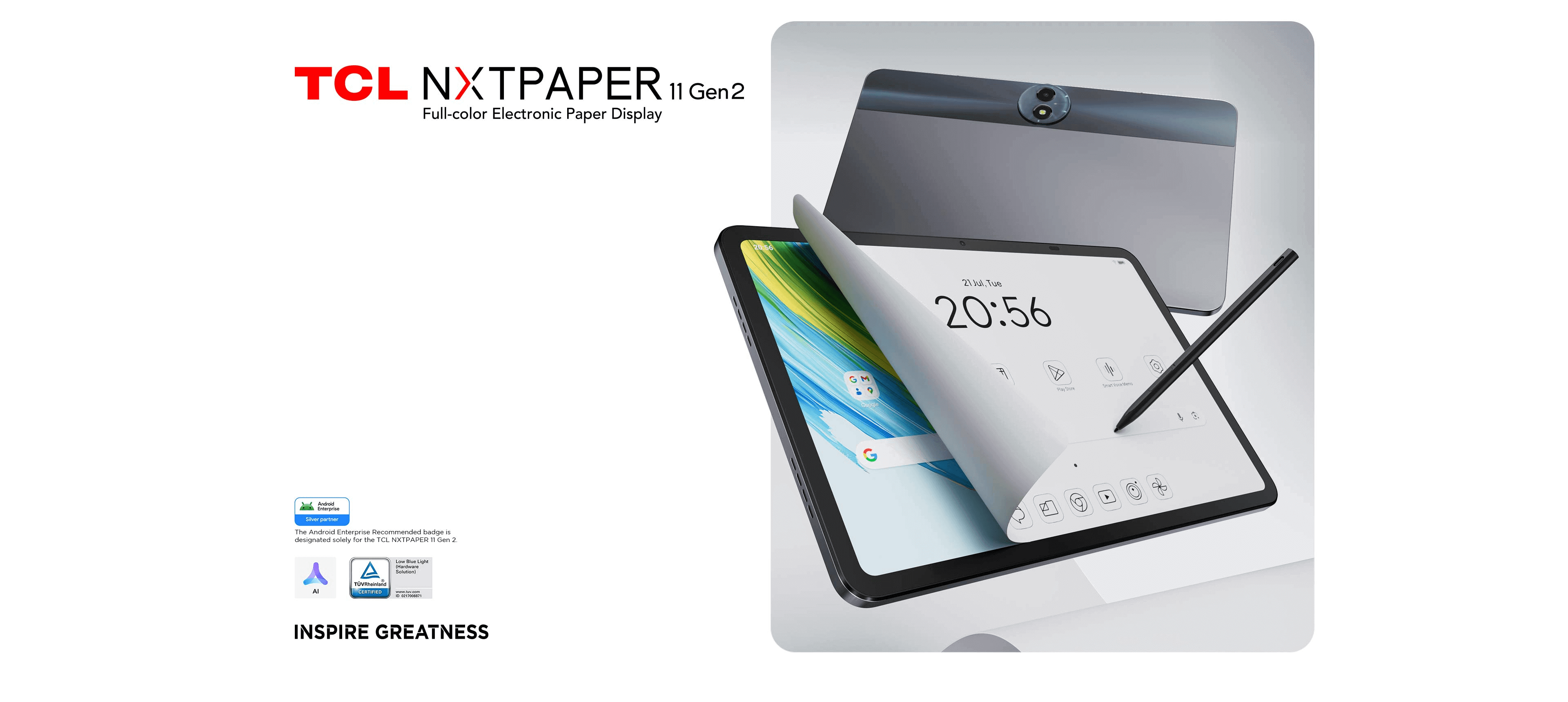 TCL NXTPAPER 11 Gen 2 Tablet
