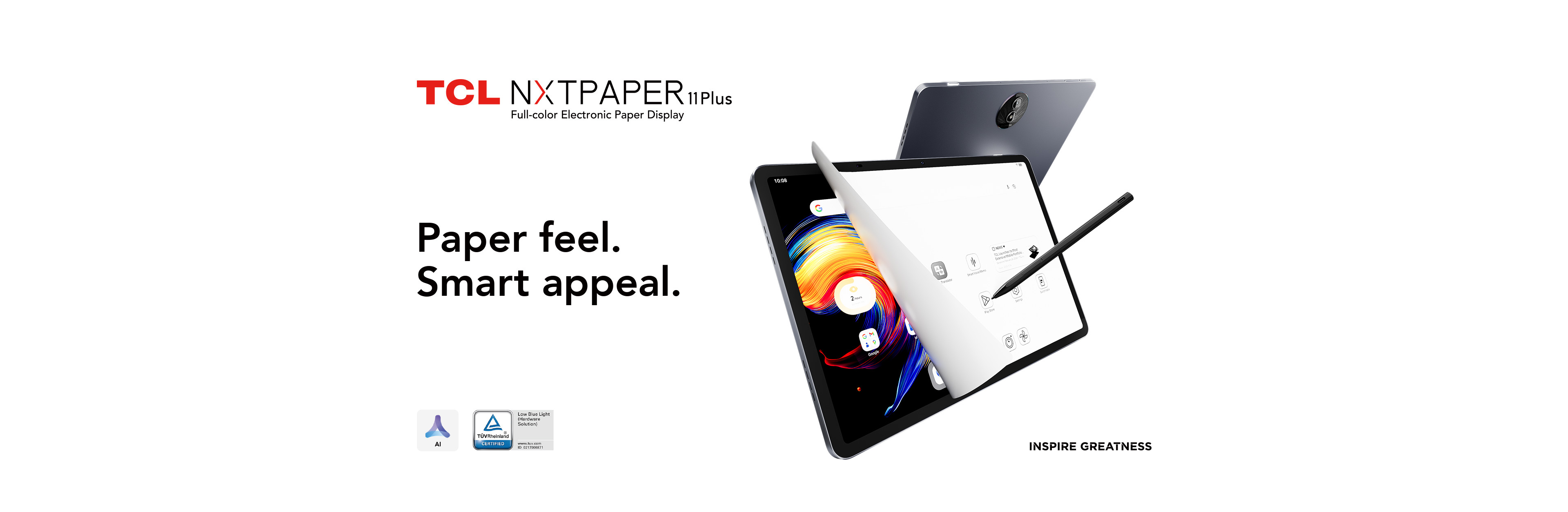 TCL NXTPAPER 11 Plus スタイラスペン付き Tablets-TCL NXTPAPER 11 Plus TCL NXTPAPER 11 Plus | TCL