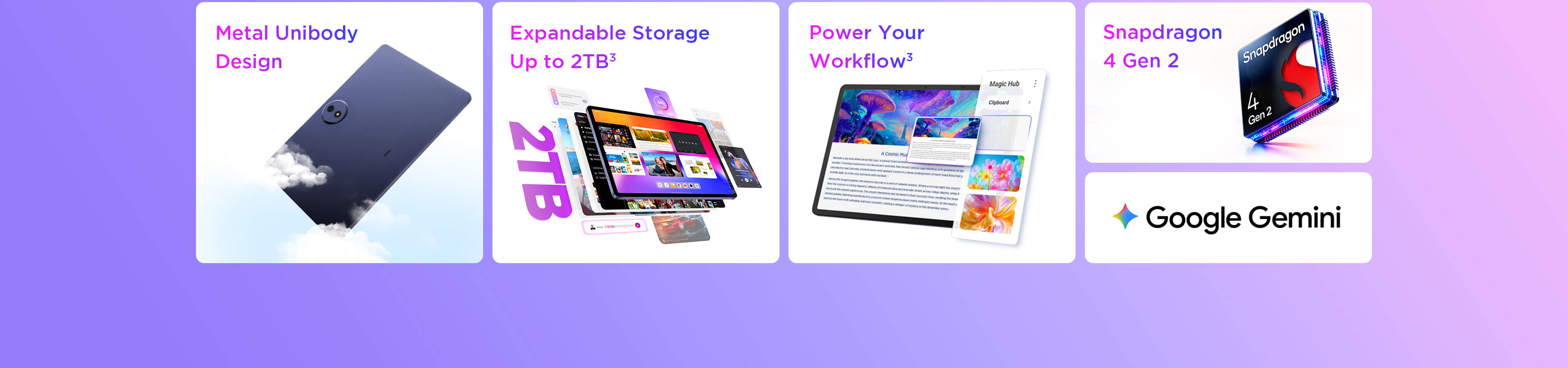 TCL TAB 10 Gen 4 Tablet Top Feature