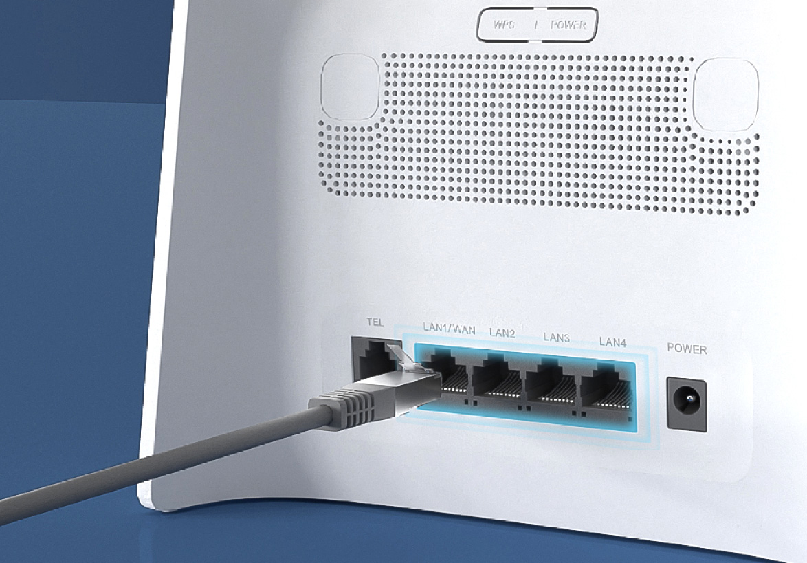  TCL LINKHUB Router 4 embedded Gigabit Ethernet ports