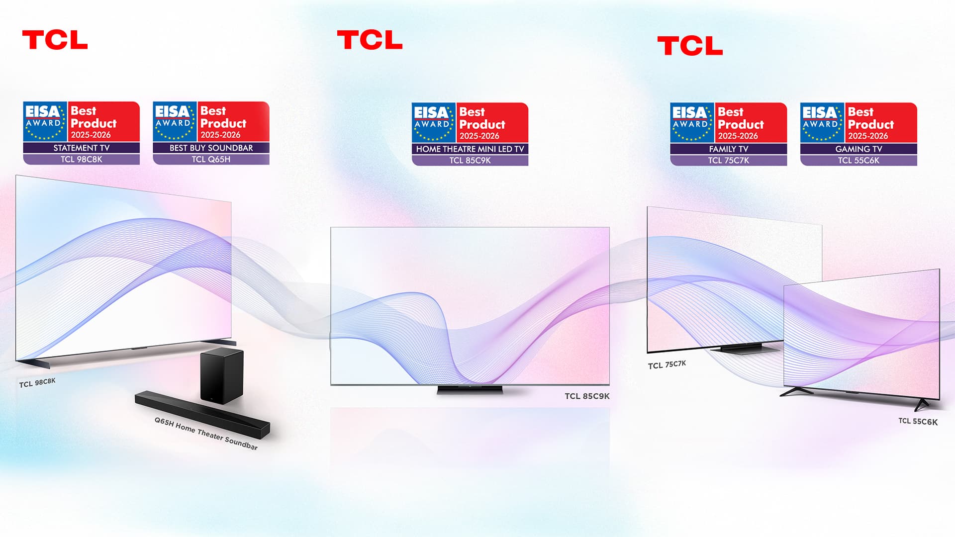 TCL Dominates with Five EISA Awards, Redefining Excellence in