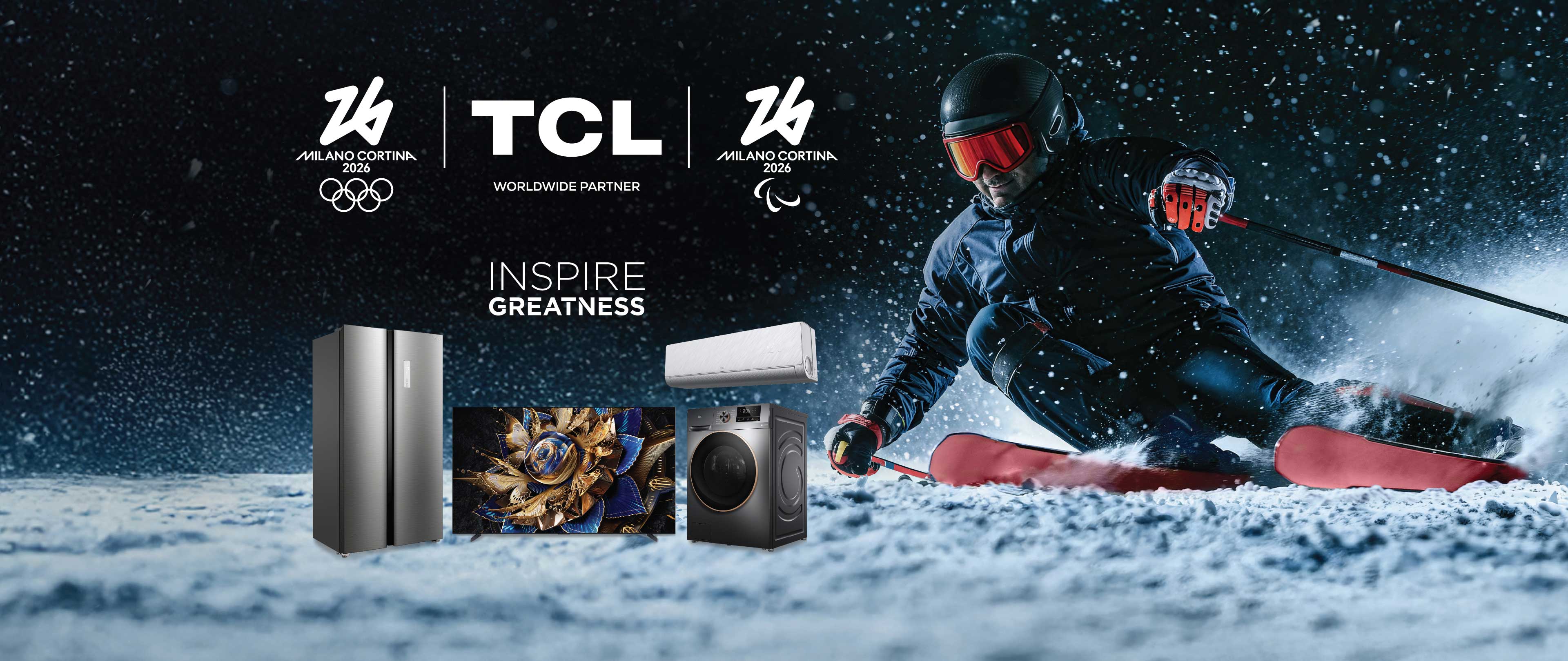 TCL Inspire Greatness in  Milano Cortina 2026