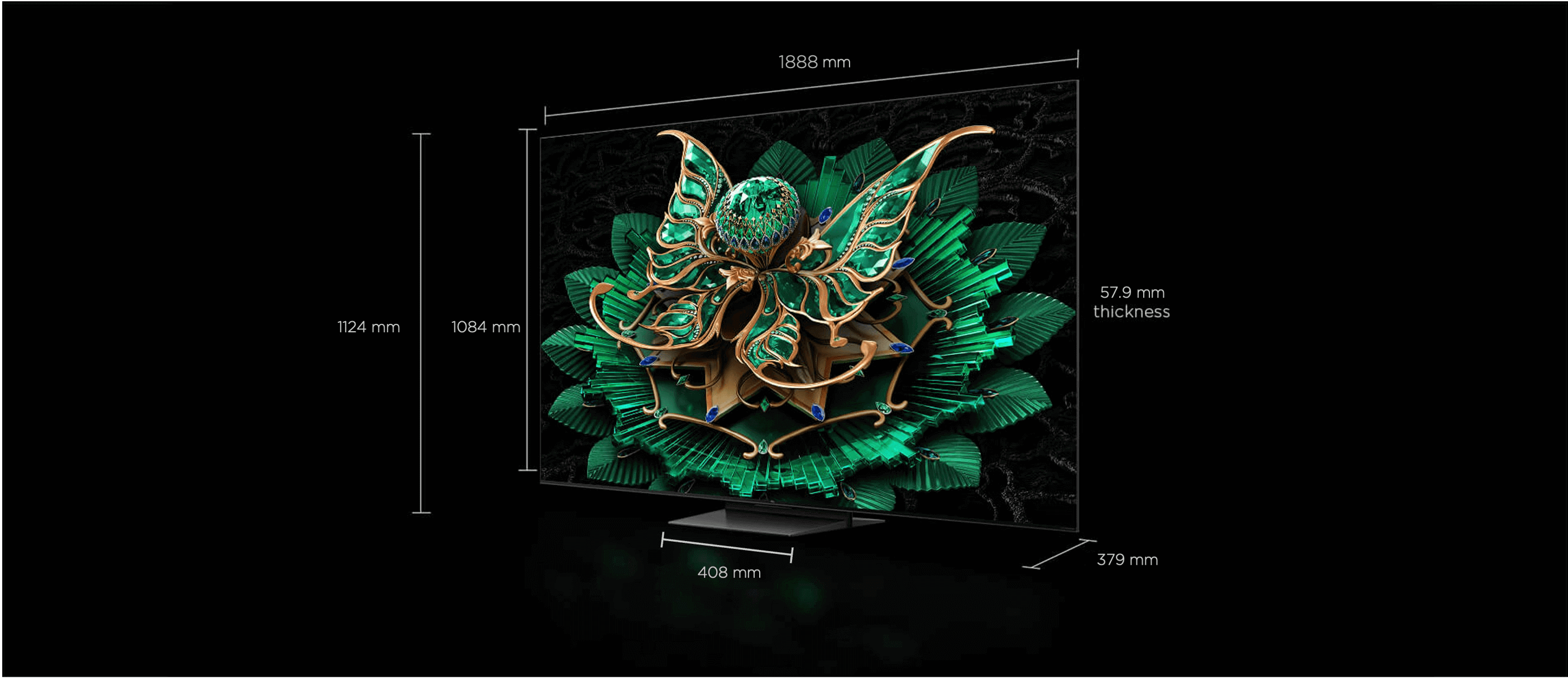 TCL TV C7K Premium QD-MiniLED TV, 50 to 115 inch