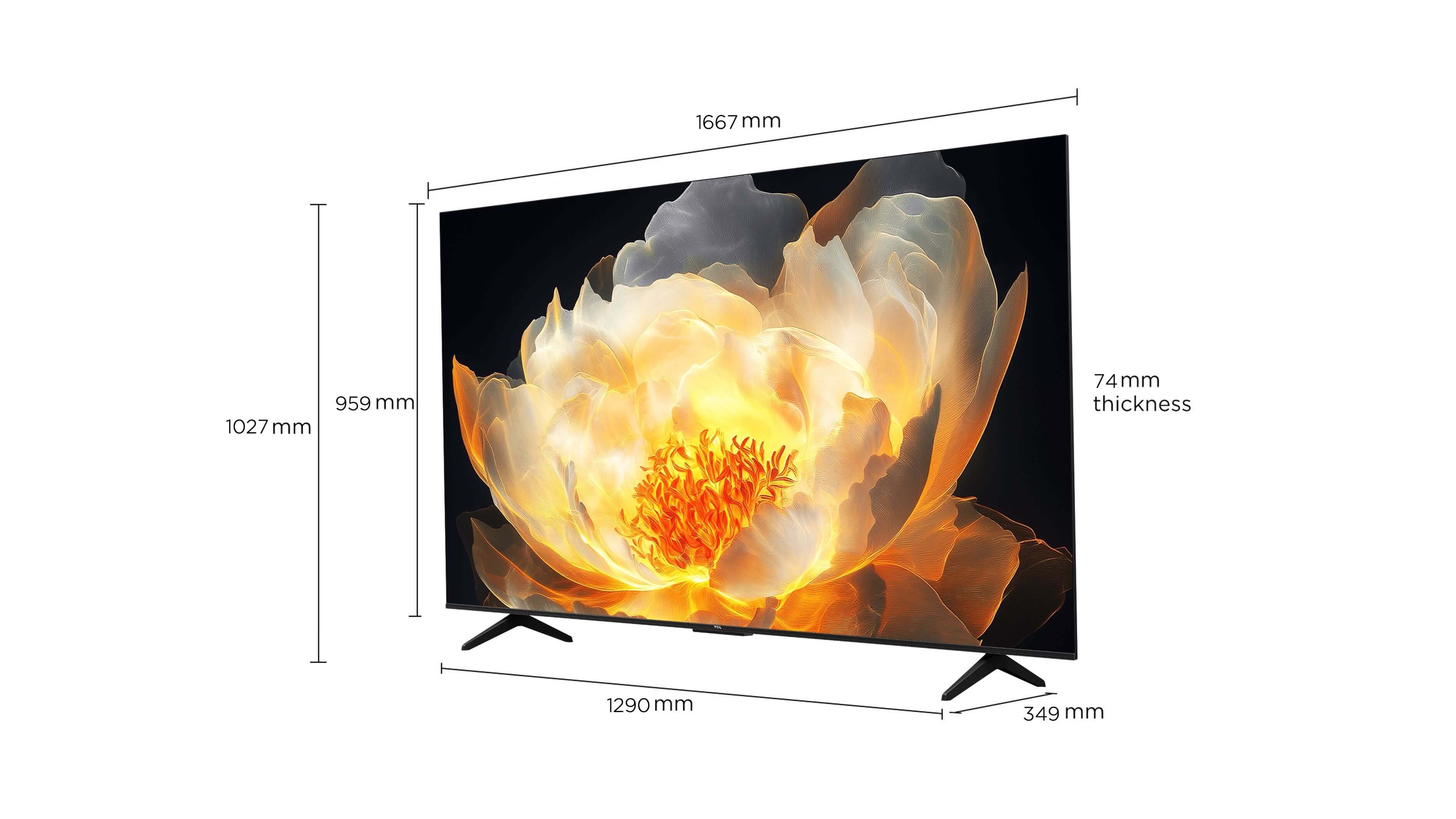 75 inch TCL P6K 4K HDR TV