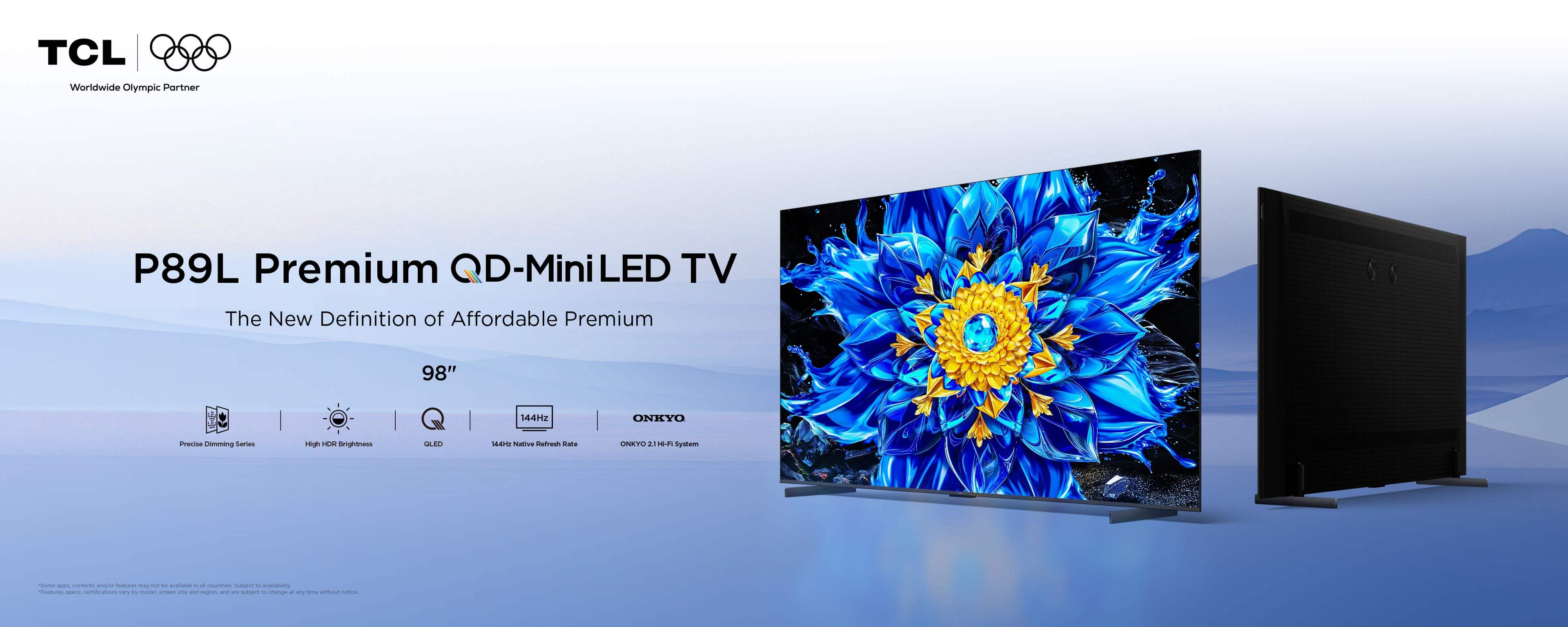 TCL 98 inch P89L 4K UHD TV