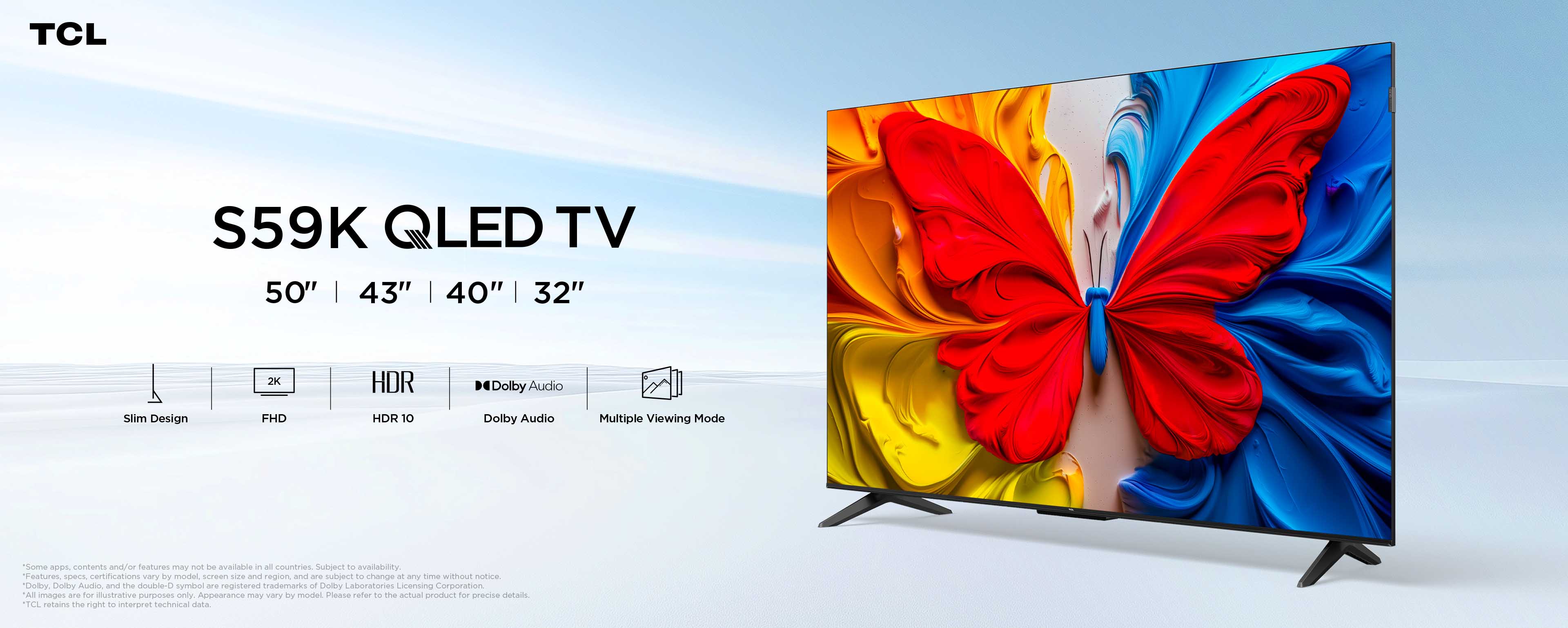 TV-TCL S59K QLED TV TCL S59K QLED TV | TCL Israel / English