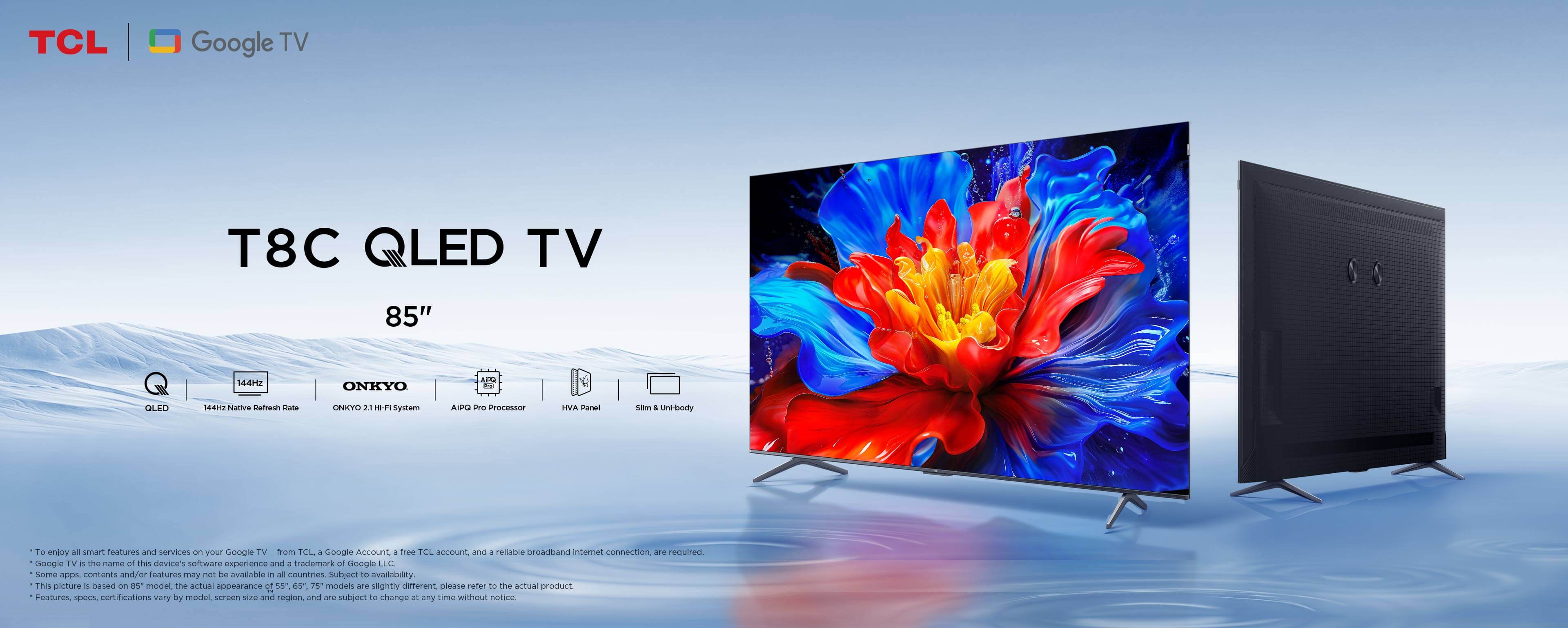 乐竟体育 T8C QLED TV