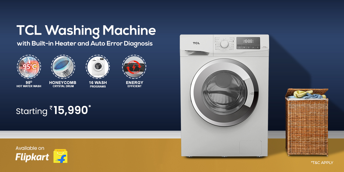 TCL Launches its New Range of Washing Machines with Digital Display
