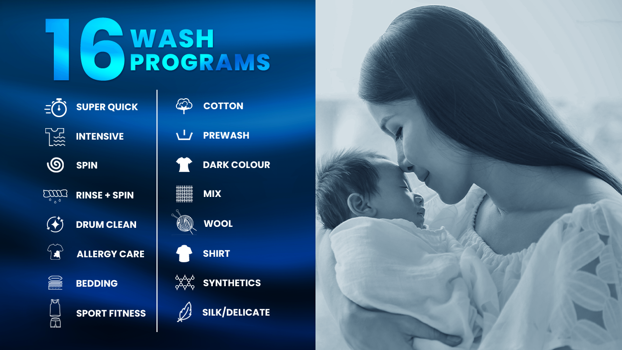 16 Wash Programs